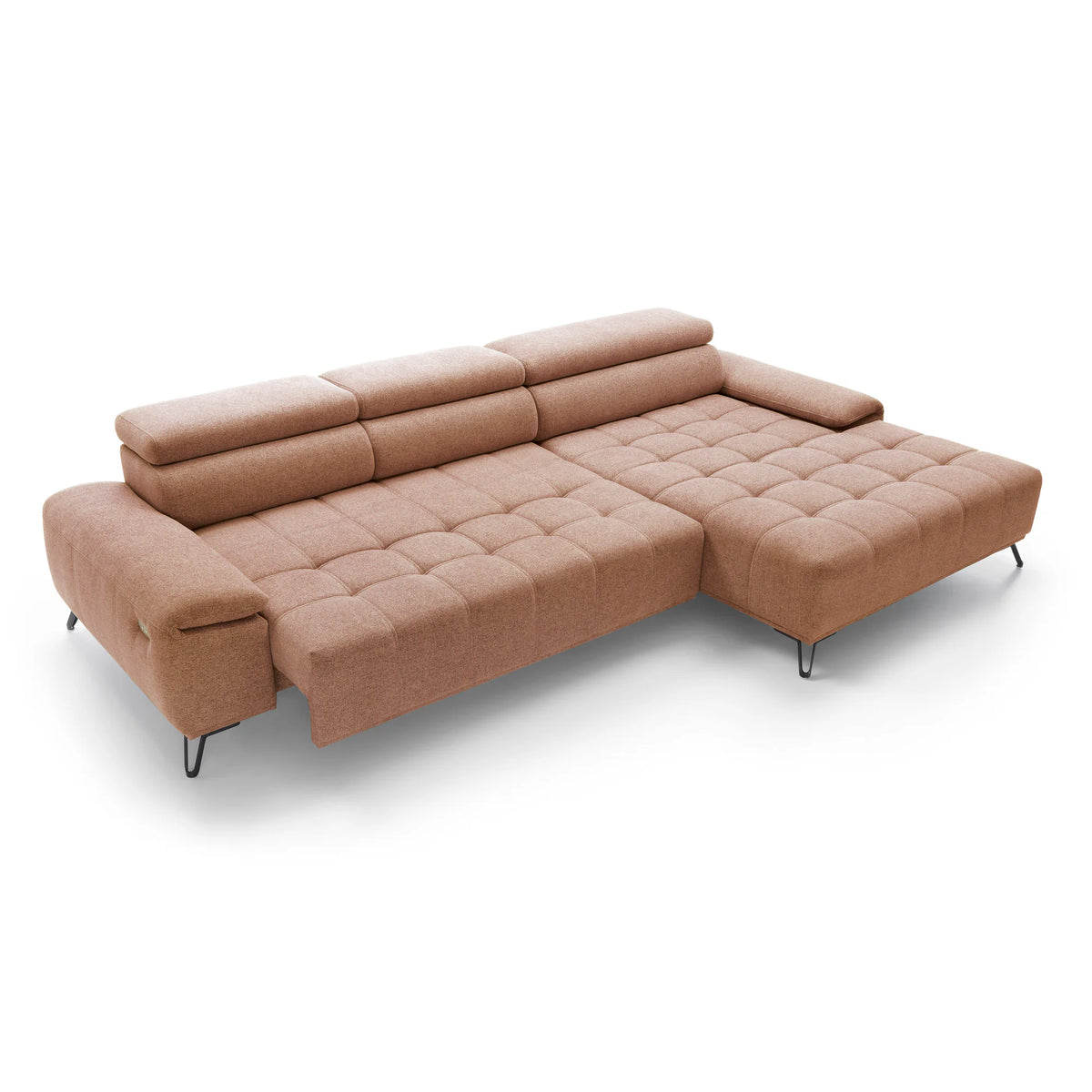 Coltar PALLADIO MINI, personalizabil materiale gama Premium, cu reglaj electric si tetiere reglabile, 322x183x99 cm