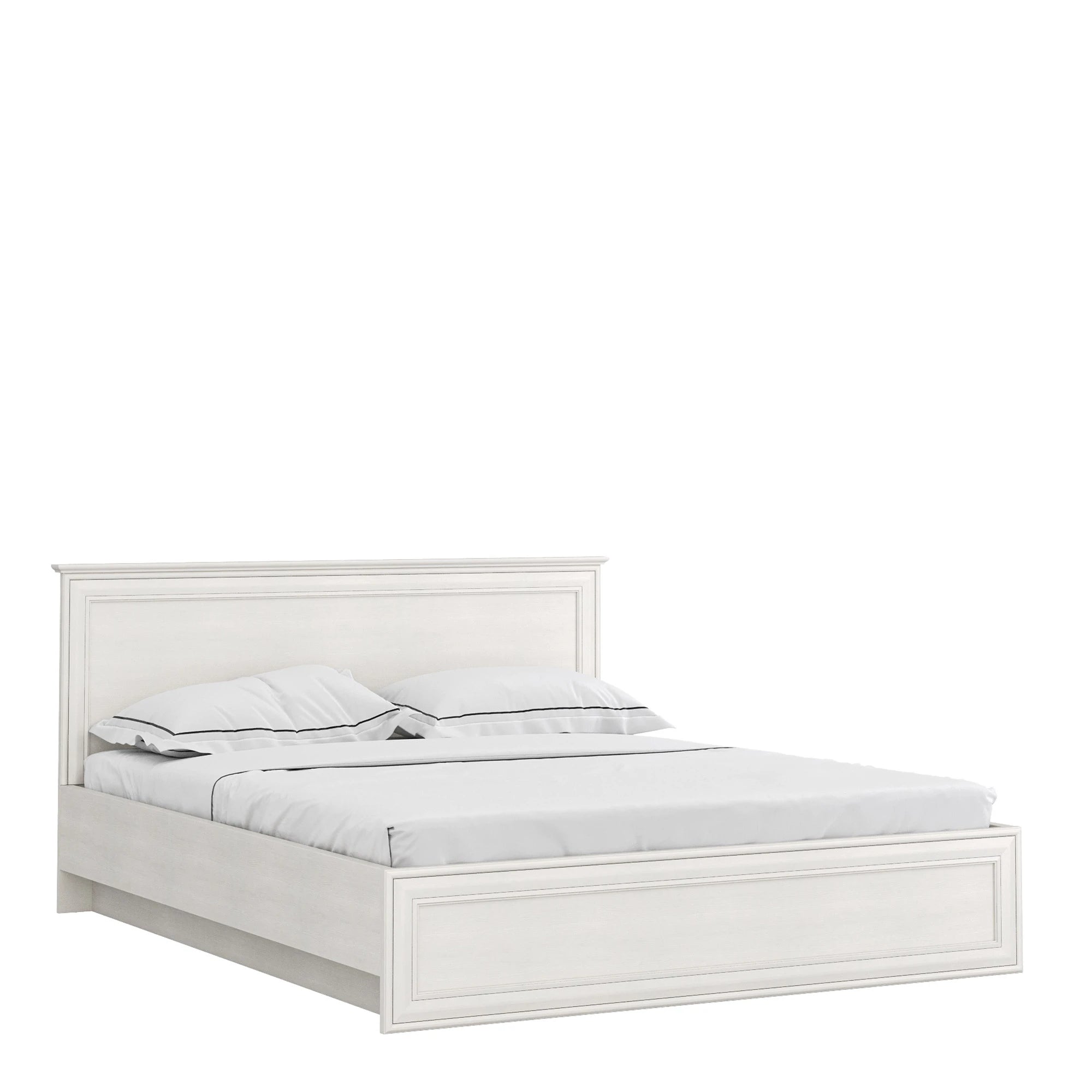 Mobilier dormitor clasic TIFFANY II, crem, PAL laminat, 5 piese