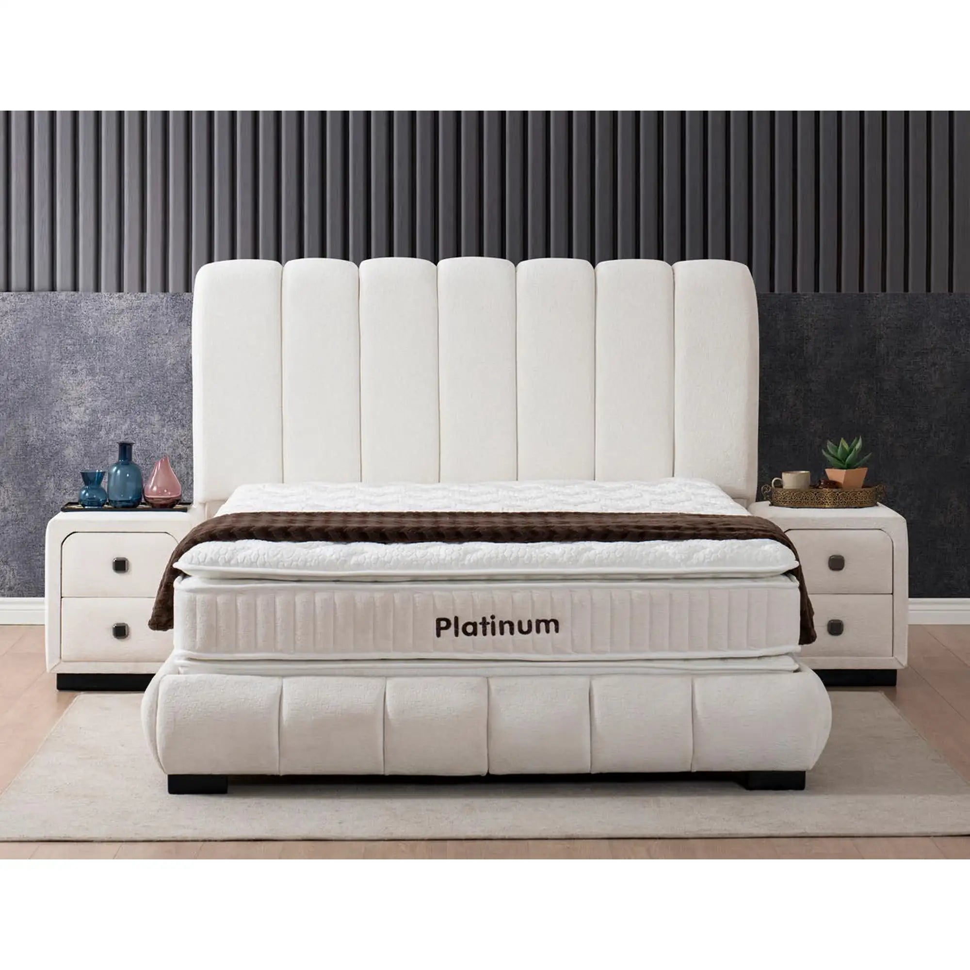 Saltea PLATINUM, alb, 160x200 cm