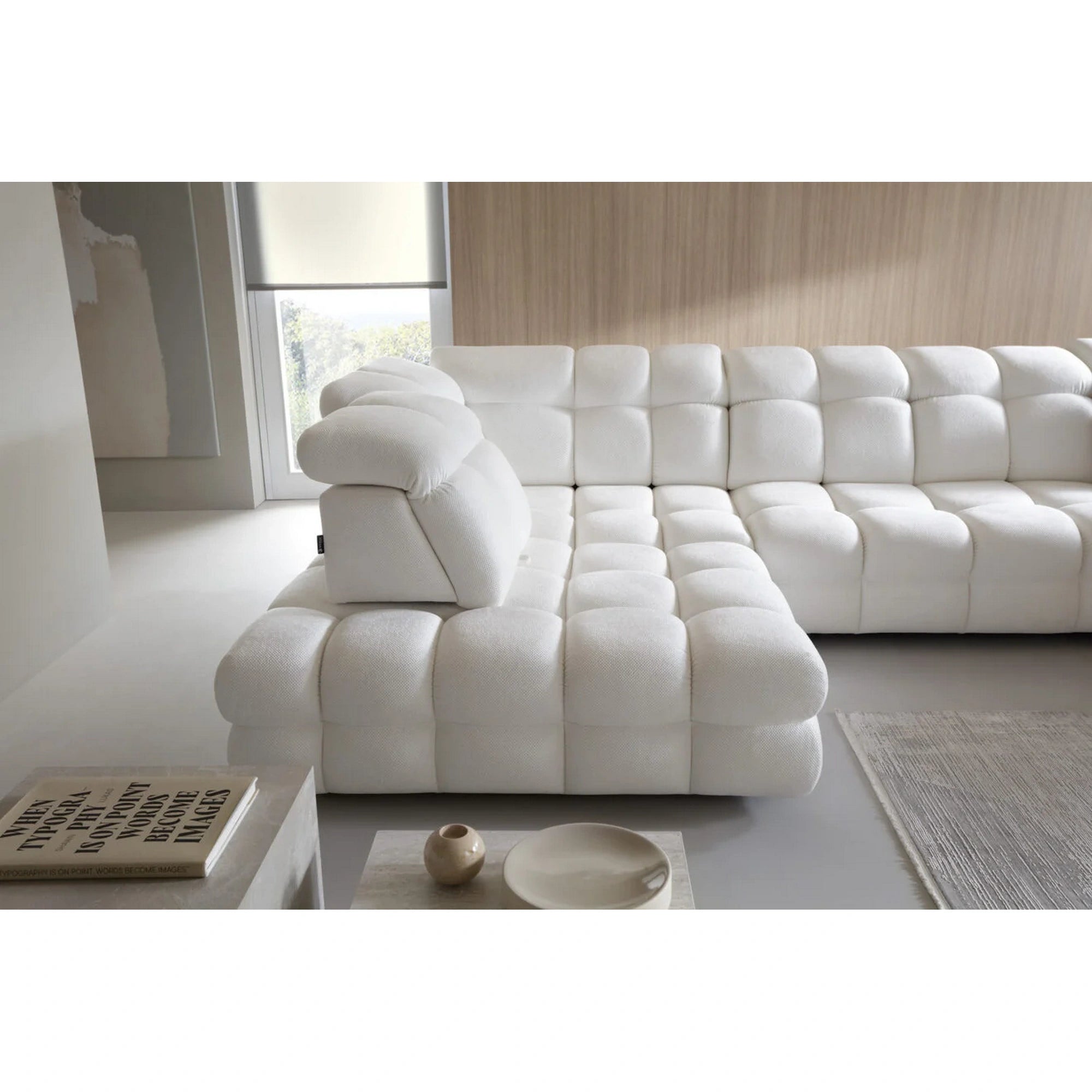 Coltar extensibil TOLLO XL , personalizabil materiale gama Premium, cu lada depozitare si reglaj electric, 400x220x106 cm