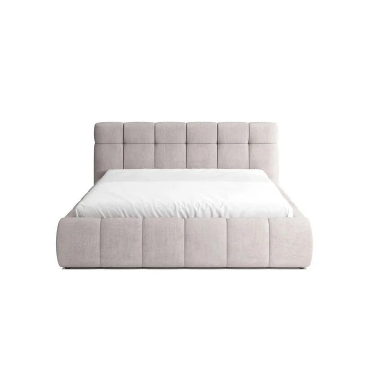 Pat MELISSA 140x200, personalizabil materiale Gama Premium, cu spatiu depozitare, somiera metalica si pistoane