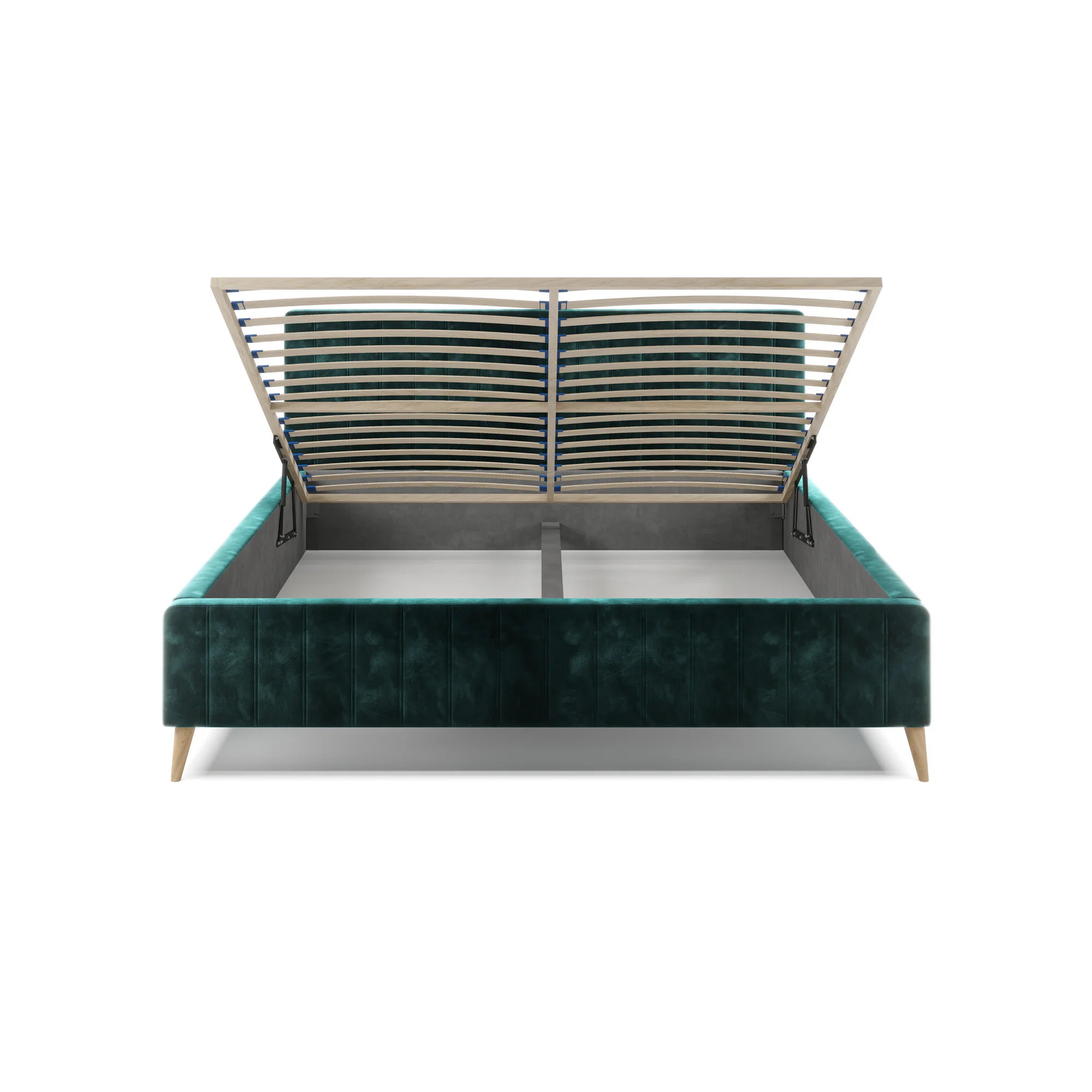 Pat MAGGIE SR 140x200, personalizabil materiale gama Premium, cu suport saltea si sistem de reglare