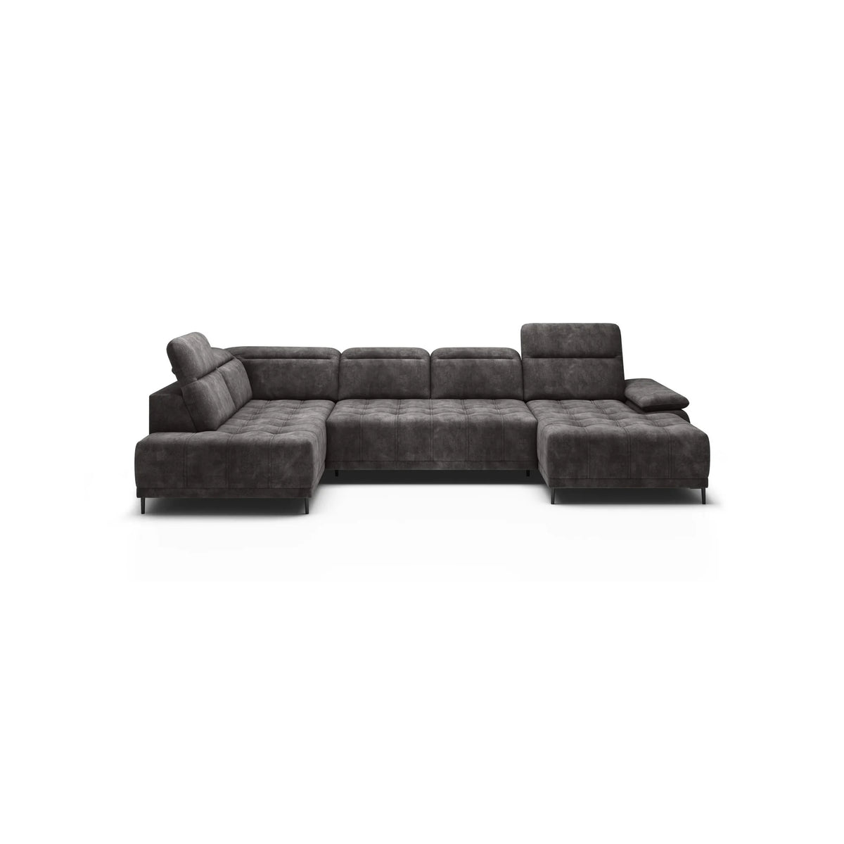 Coltar FOCUS XL, personalizabil materiale gama Oferta Avantaj, cu reglaj electric si tetiere reglabile, 352x204x98 cm