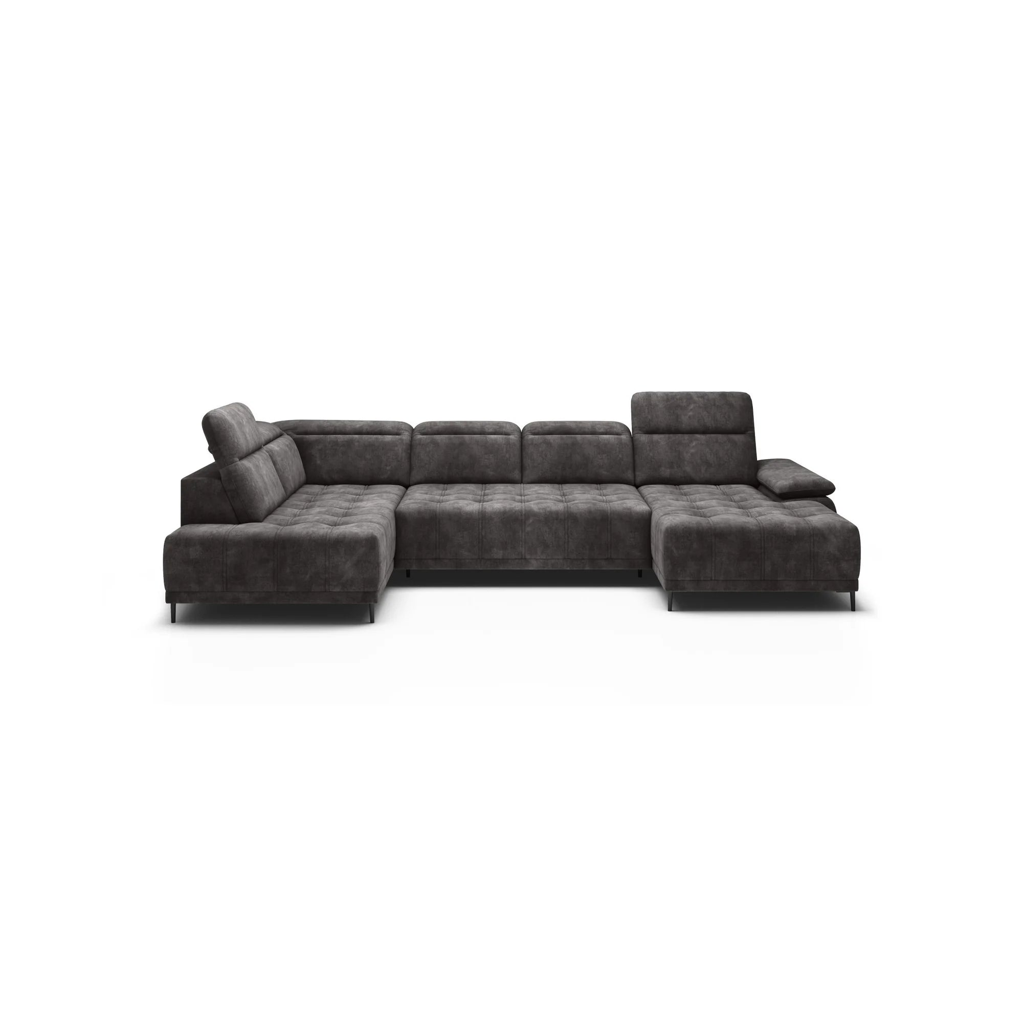 Coltar FOCUS XL, personalizabil materiale gama Oferta Avantaj, cu reglaj electric si tetiere reglabile, 352x204x98 cm