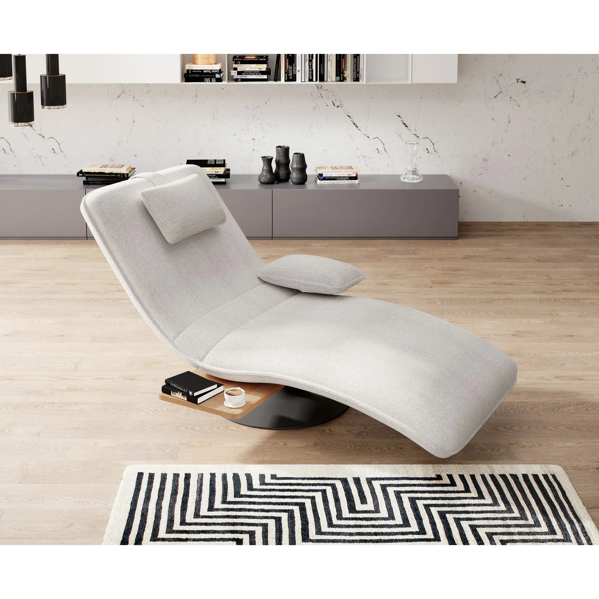 Sezlong rotativ EVO, personalizabil materiale gama Oferta Avantaj, 78x163x86 cm