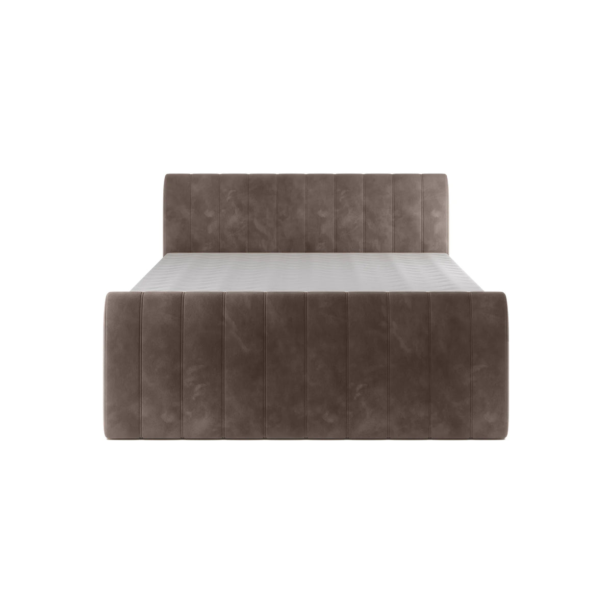 Pat boxspring CARINA 160x200, personalizabil materiale Gama Premium, cu spatiu depozitare, saltele si topper