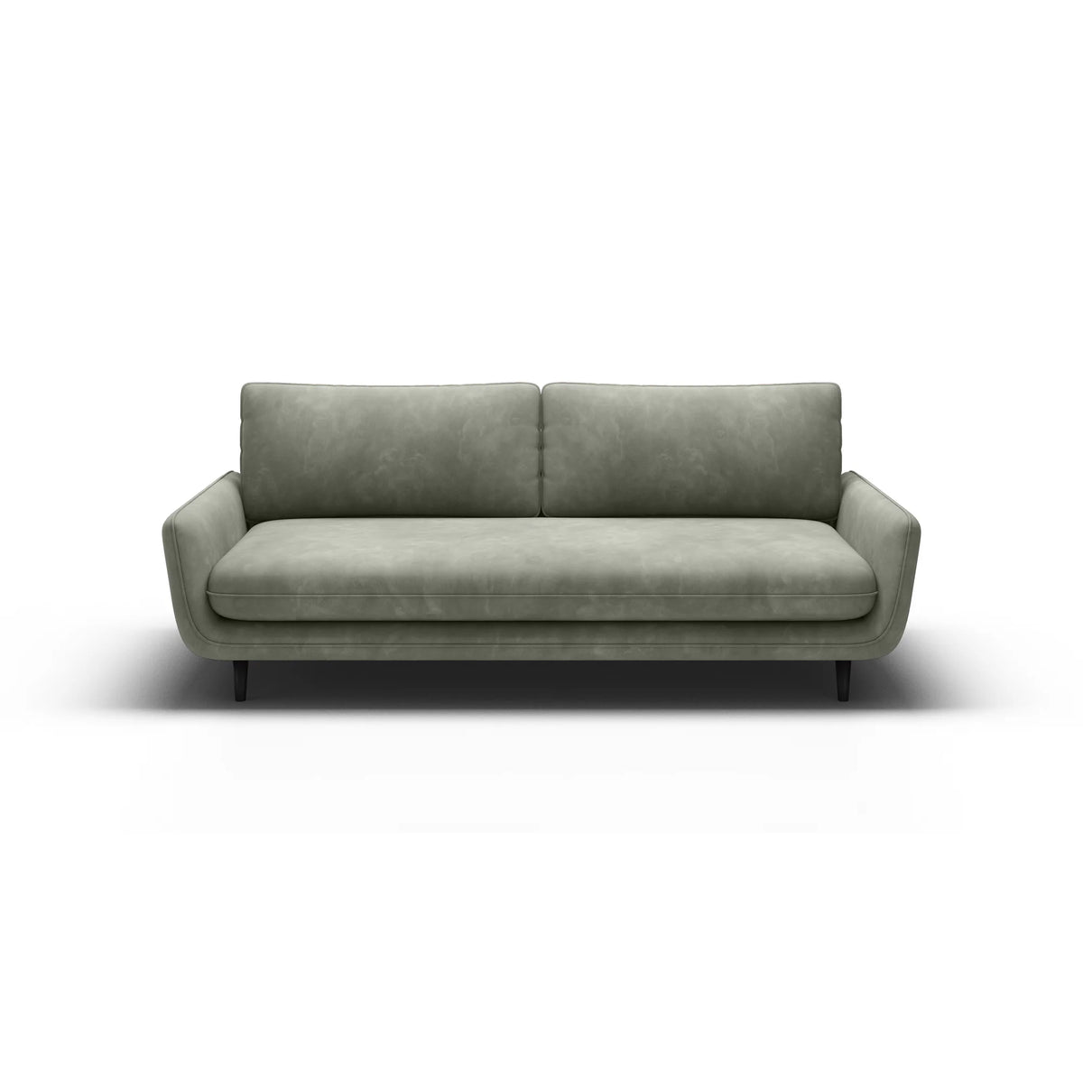 Canapea extensibila Solano, stofa catifelata maro - Salvador 04, Gama Premium, cu lada depozitare, 230x107x85/73 cm