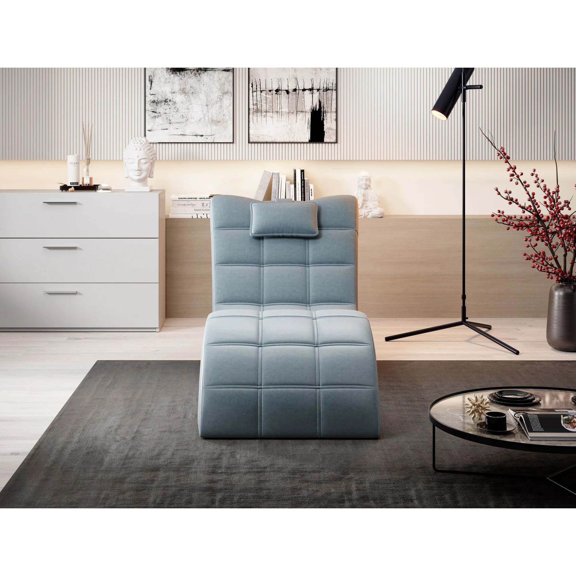 Sezlong London, personalizabil materiale gama Oferta Avantaj, 68x170x85 cm
