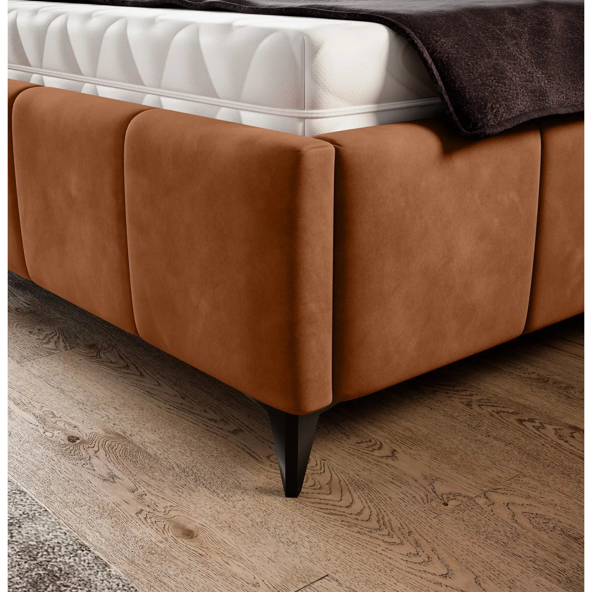 Pat NAOMI SR 160x200, personalizabil materiale gama Oferta Avantaj, somiera metalica si sistem de reglare