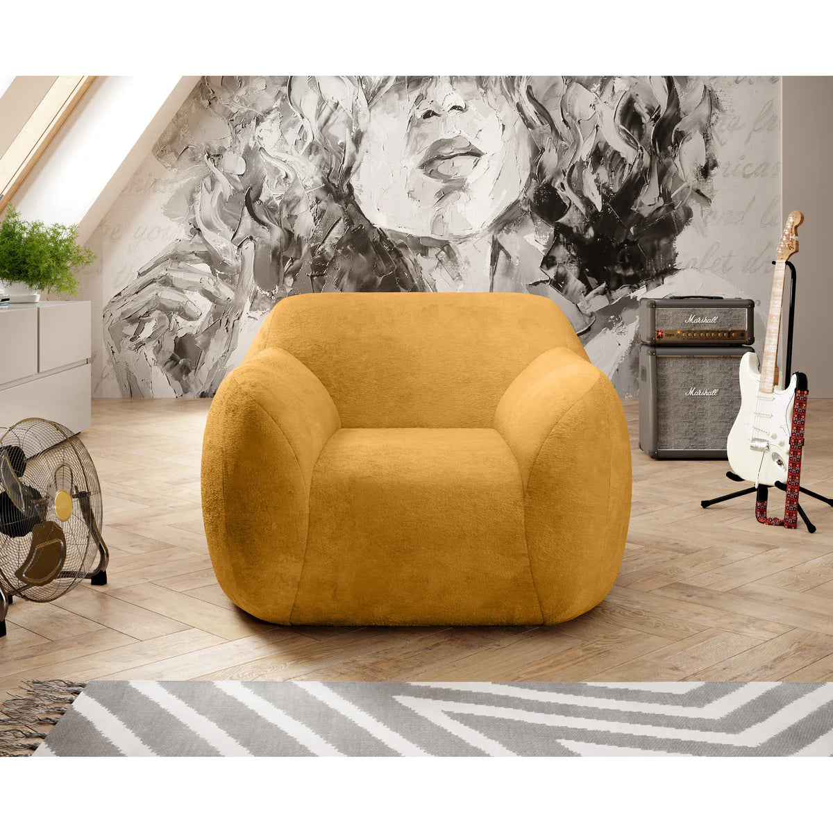 Fotoliu TEDDY, personalizabil materiale gama Oferta Avantaj, 117x108x77 cm