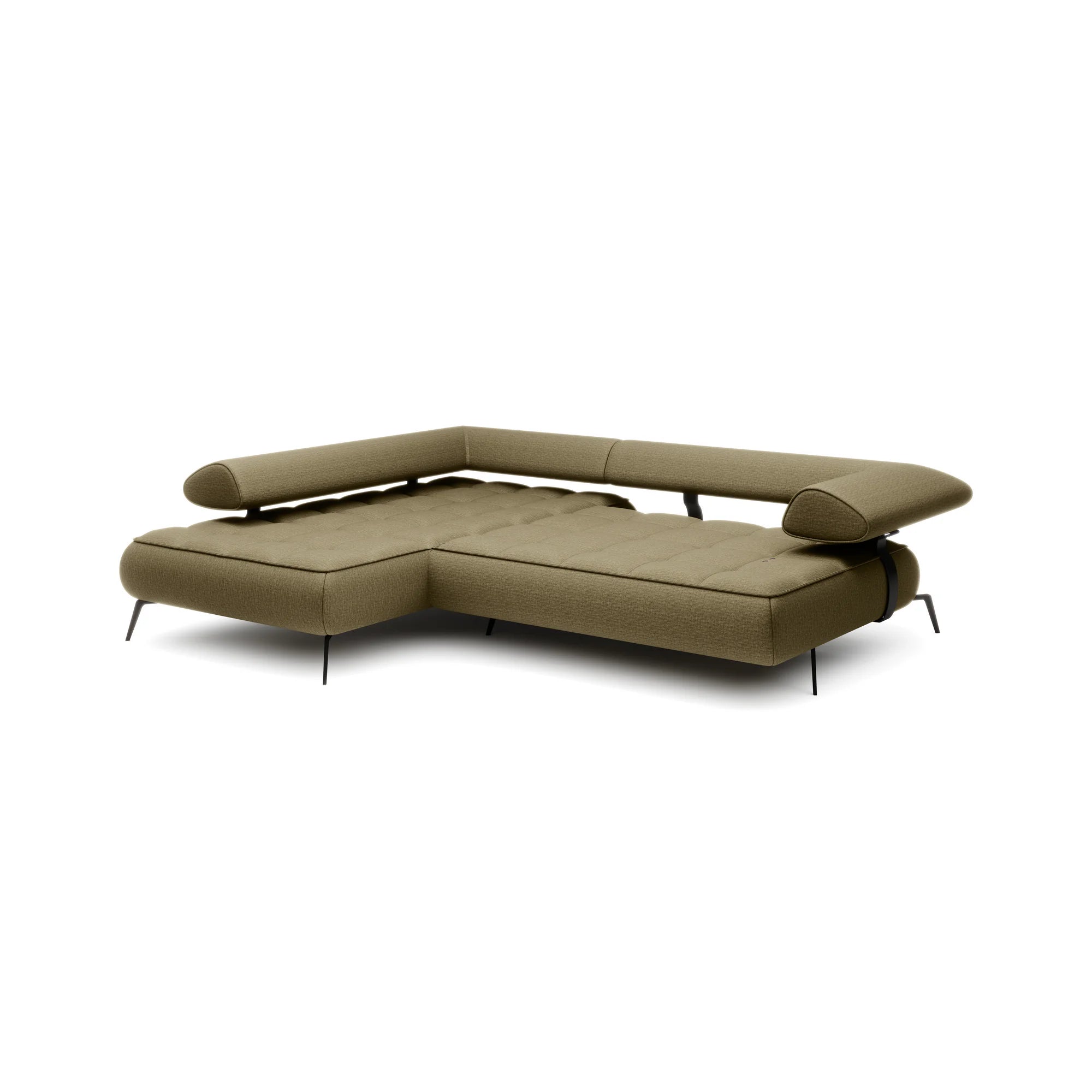 Coltar SELEDO L, personalizabil materiale gama Oferta Avantaj, cu reglaj electric, 268x224x88 cm