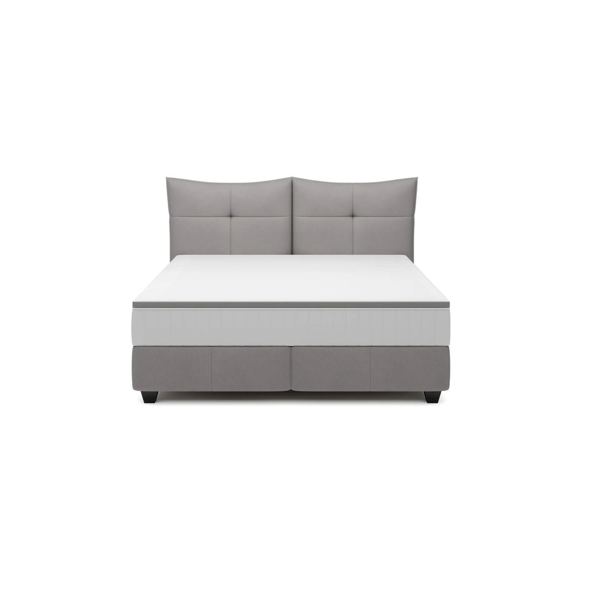 Pat CADIS 180x200, stofa catifelata turcoaz inchis - Riviera 87, Gama Premium, cu suport pentru saltea