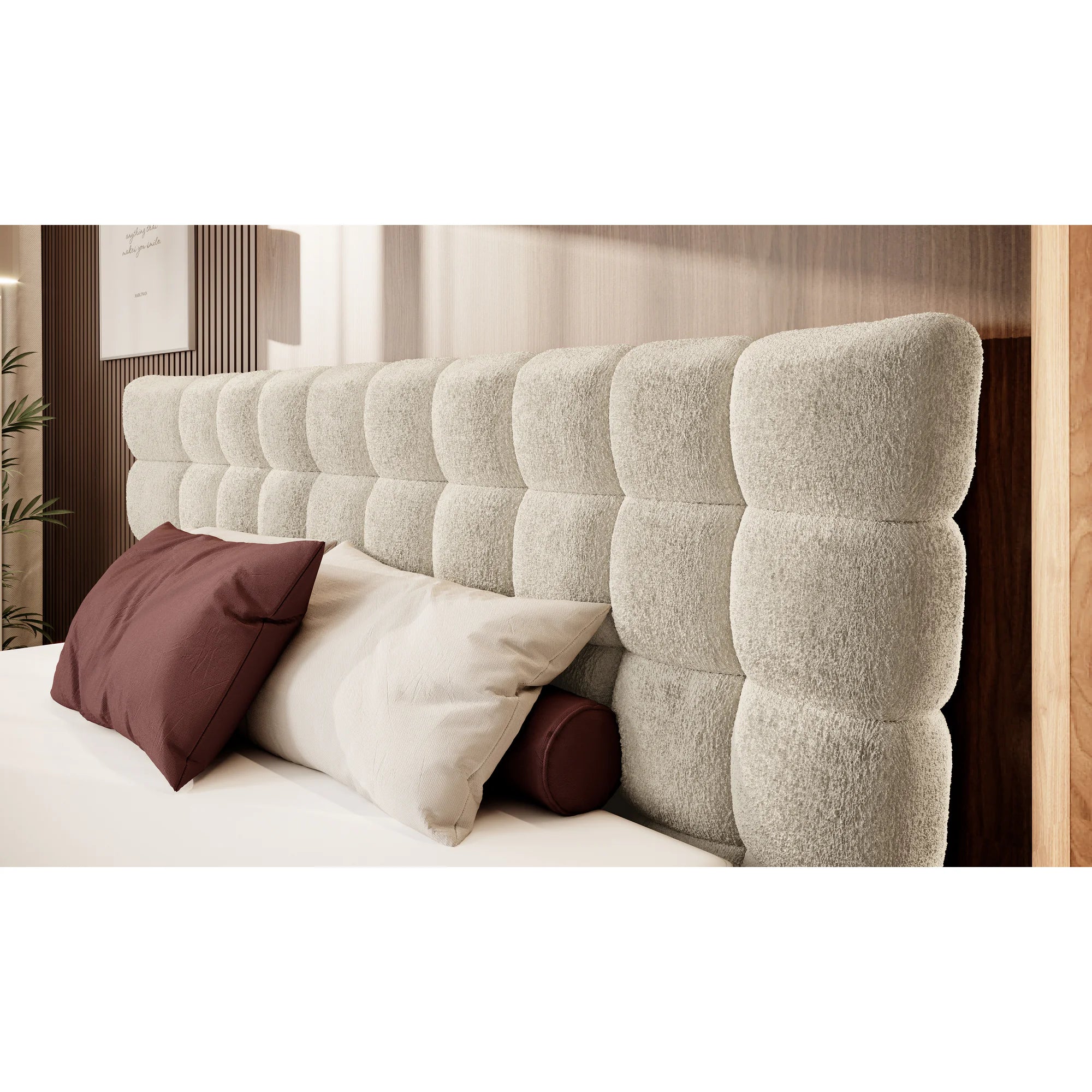 Pat INFERNO 180x200, personalizabil materiale Gama Premium, cu suport pentru saltea