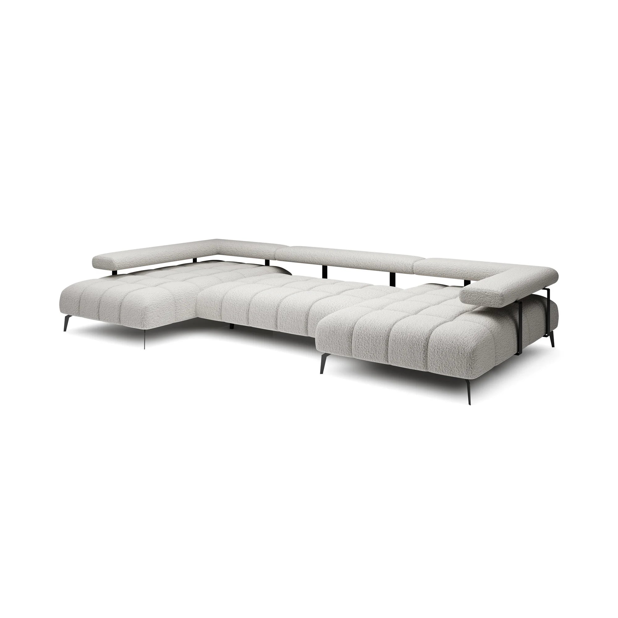 Coltar MAGNETIC XL, personalizabil materiale gama Premium, cu reglaj electric, 371x210x86 cm