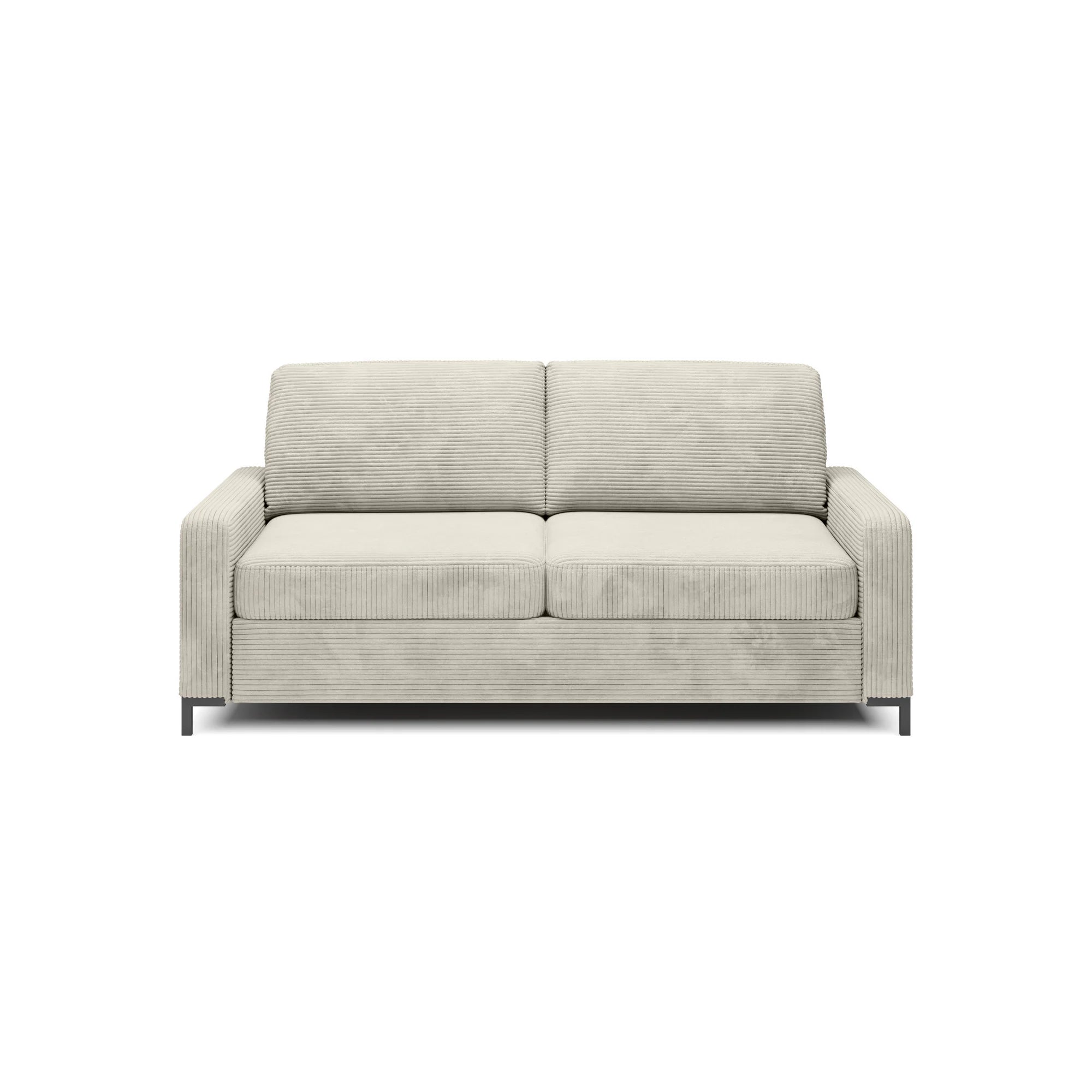 Canapea extensibila TINO 140, stofa catifelata albastru - Poso 05, Gama Premium, 187x97x84 cm