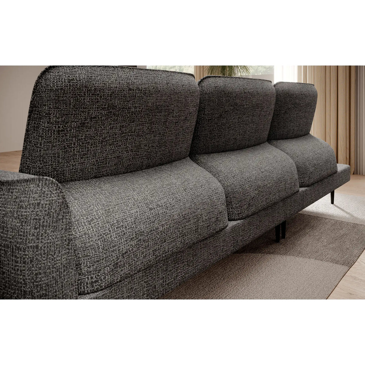 Coltar Storm L, personalizabil materiale gama Premium, cu reglaj electric, 286x231x103 cm