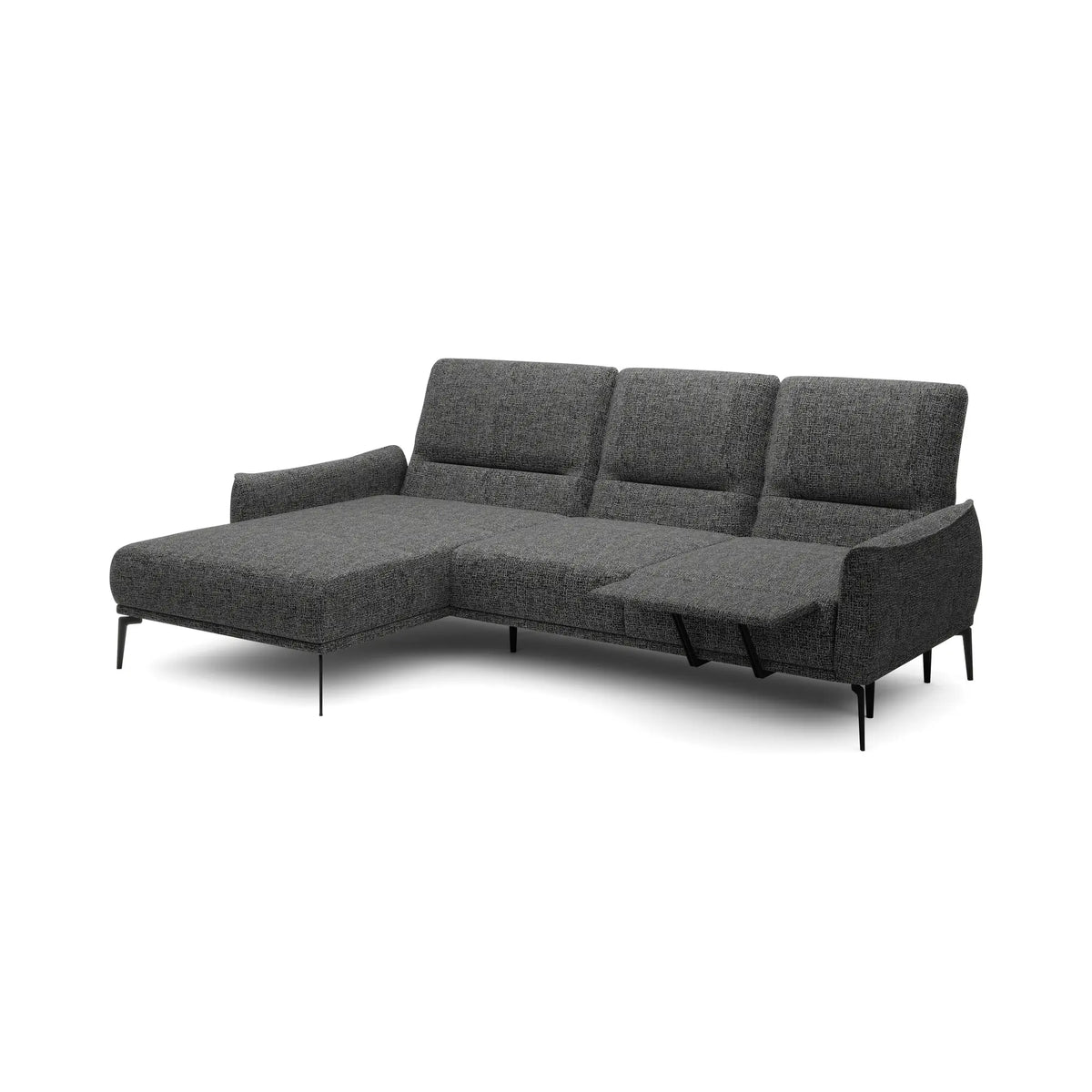 Coltar Storm Mini, personalizabil materiale gama Oferta Avantaj, cu reglaj electric, 280x189x102 cm