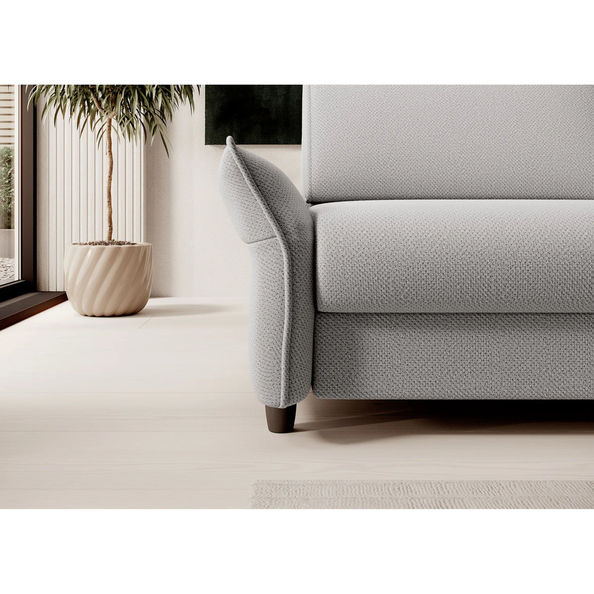 Canapea extensibila CANTO 140, personalizabil materiale Gama Premium, 198x106x82 cm