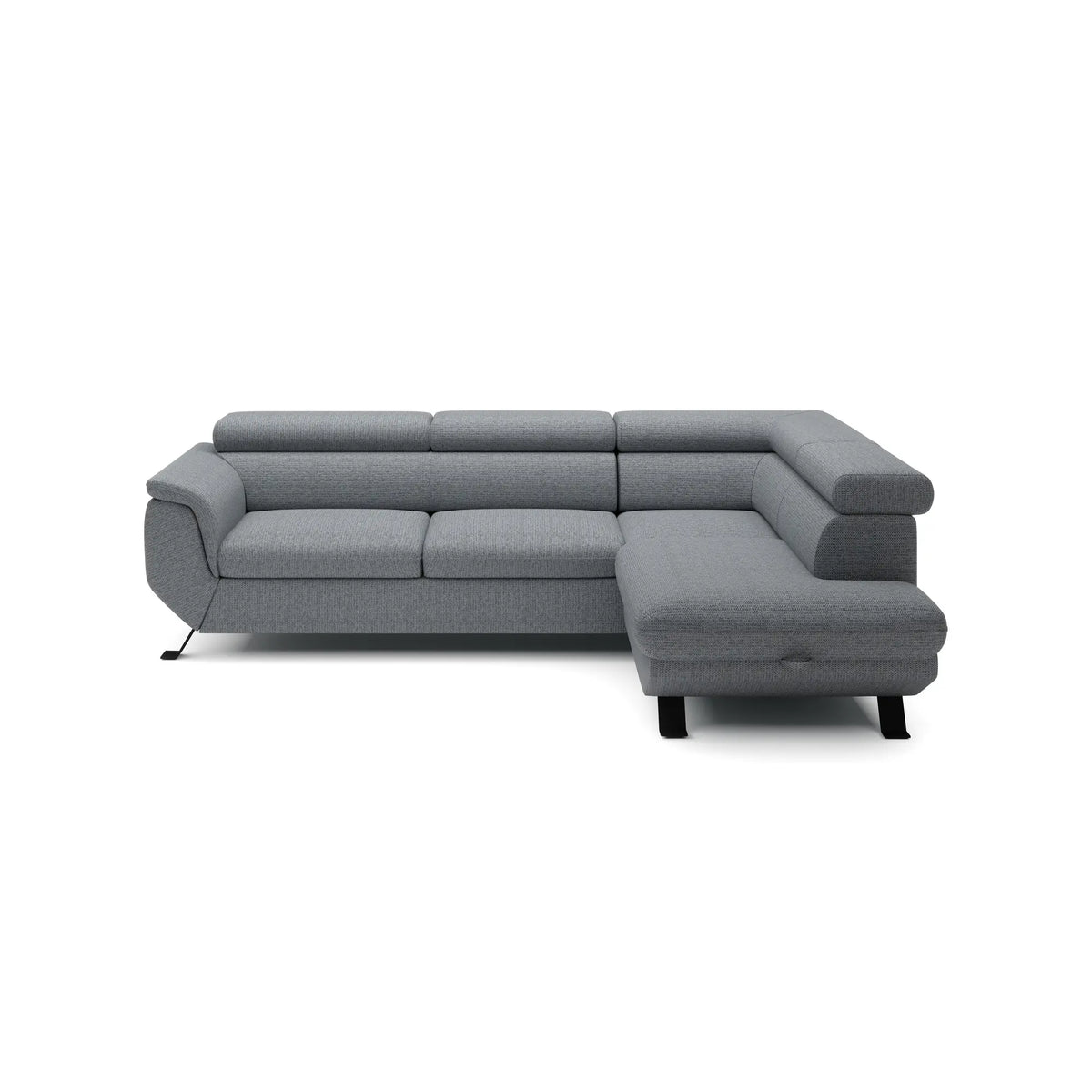 Coltar extensibil RAVEN L, personalizabil materiale Gama Oferta Avantaj, cu lada depozitare, 257x198x92 cm
