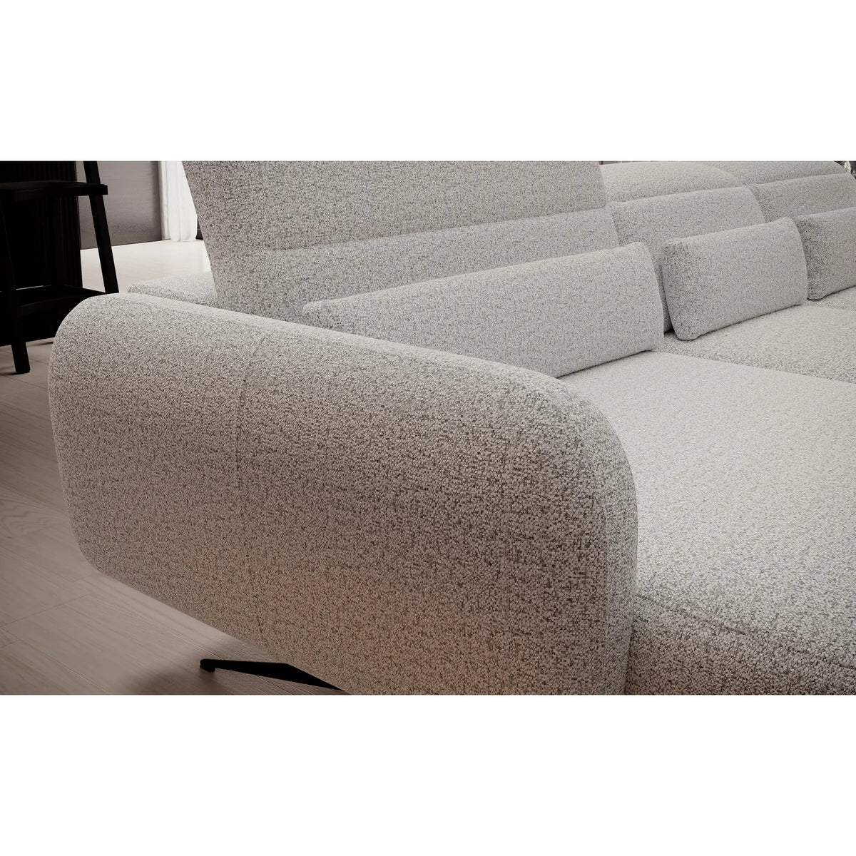 Coltar BARILLO S, personalizabil materiale Gama Premium, cu reglaj electric si tetiere reglabile, 261x170x97 cm