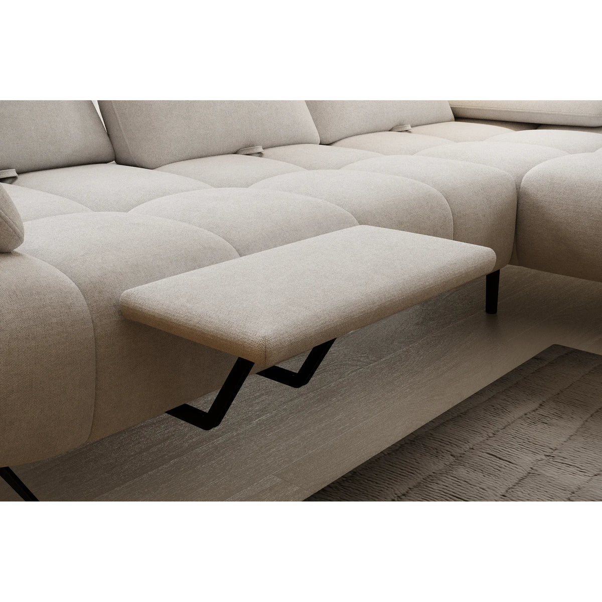 Coltar FALCAO S, personalizabil materiale Gama Oferta Avantaj, tetiere reglabile, 284x173x91 cm