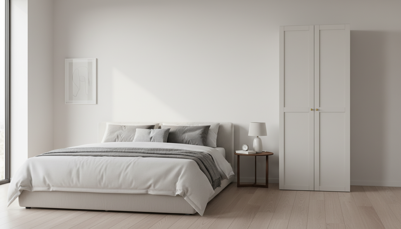 Dulap FLEX, casmir/auriu, PAL, cu 2 usi, 100x66x240 cm