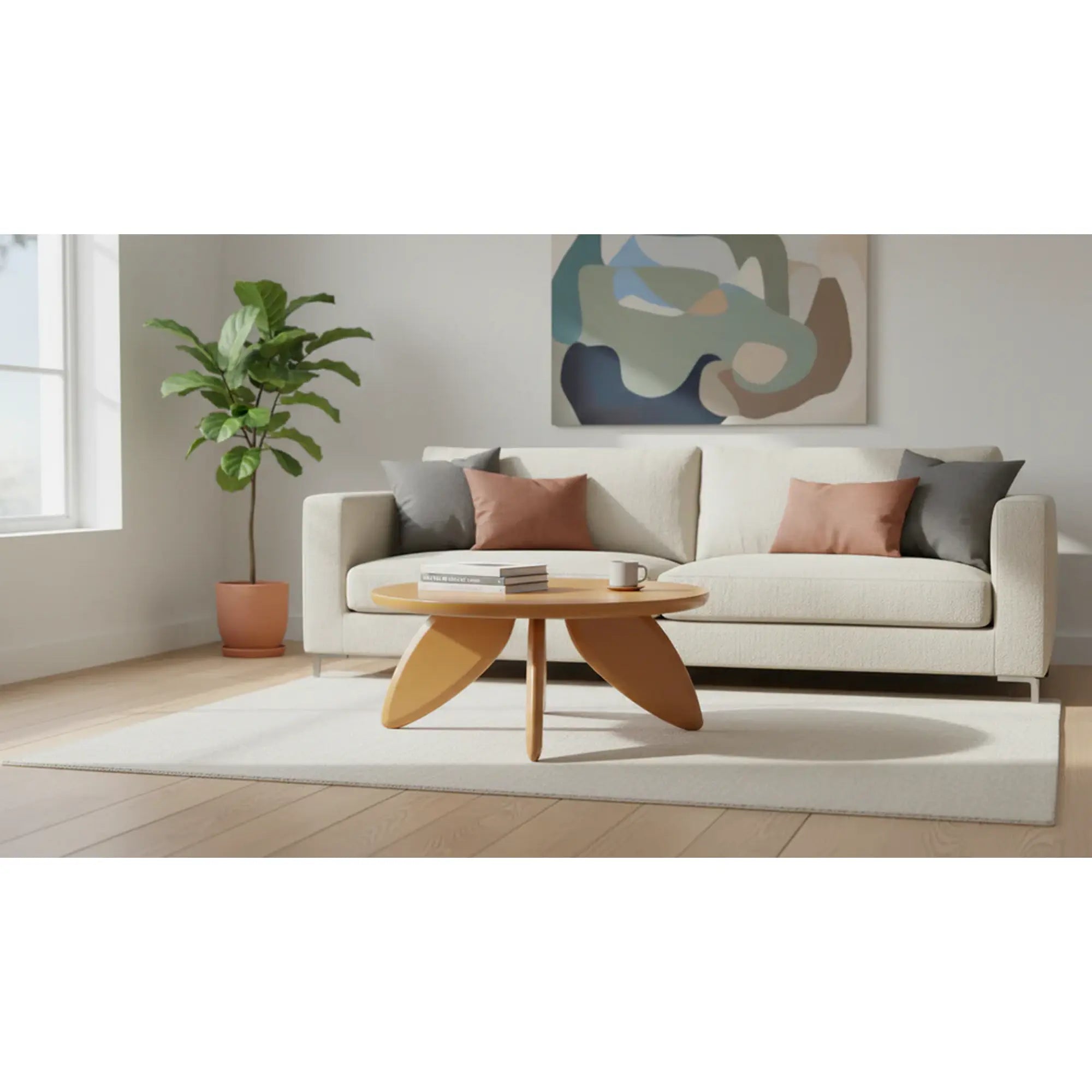 Masuta cafea SORAYA 2, galben mustar, 80x36 cm