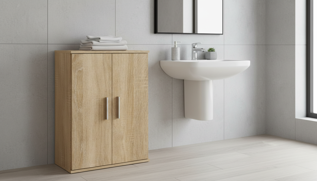 Comoda RESITA TYP 1, stejar sonoma, DTD laminat, 71x35x80 cm