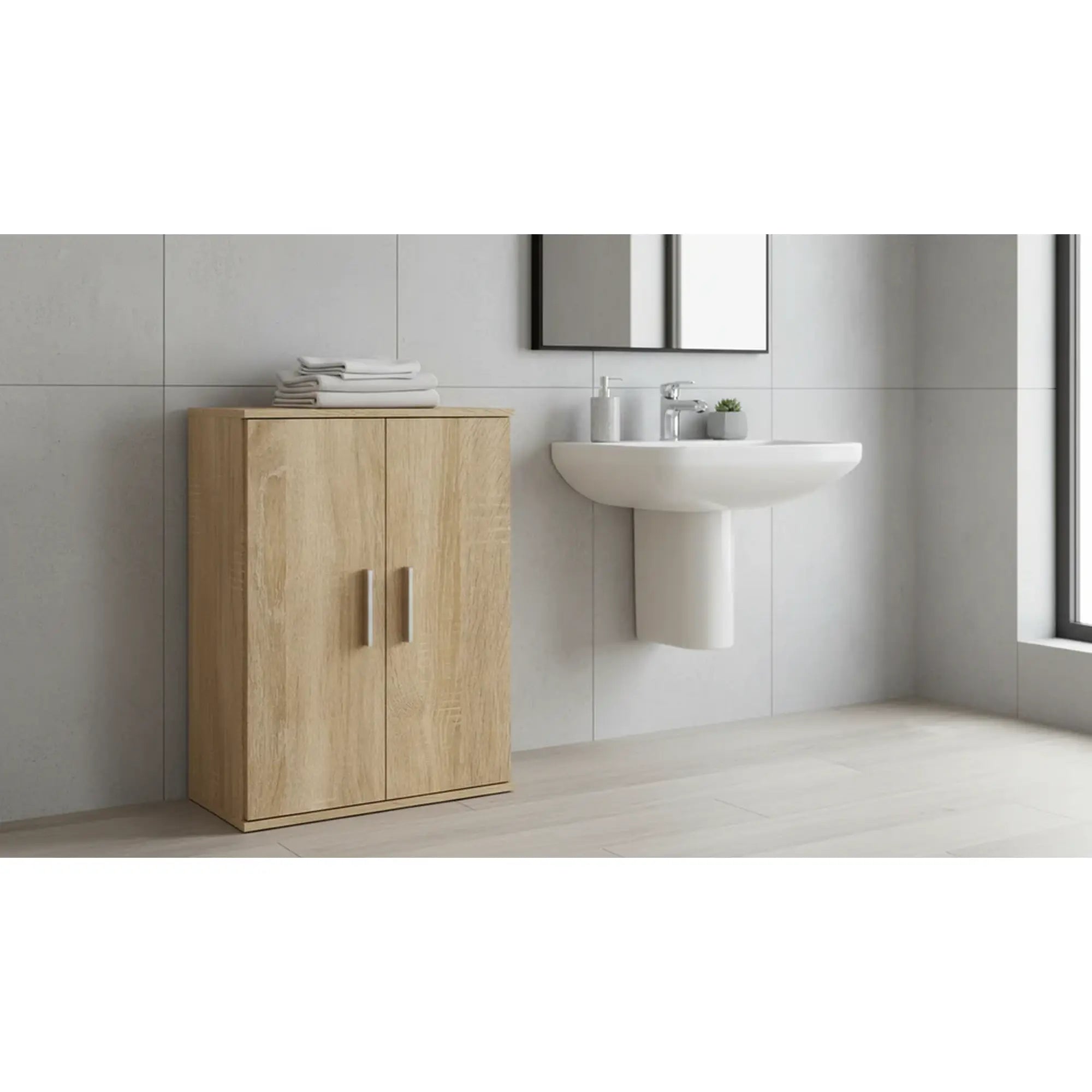 Comoda RESITA TYP 1, stejar sonoma, DTD laminat, 71x35x80 cm