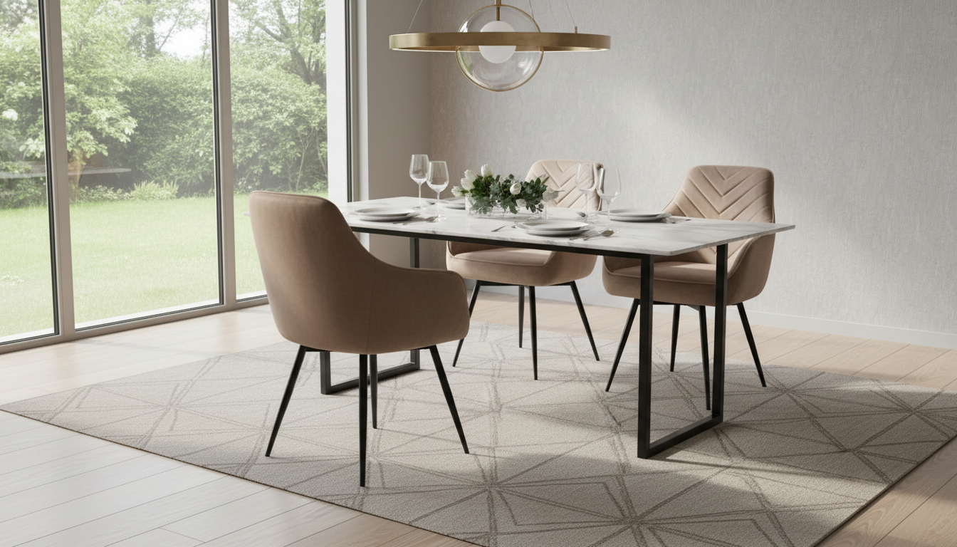 Scaun SERVIO, bej inchis - Bluvel 40, stofa catifelata/metal, 55x58x88 cm