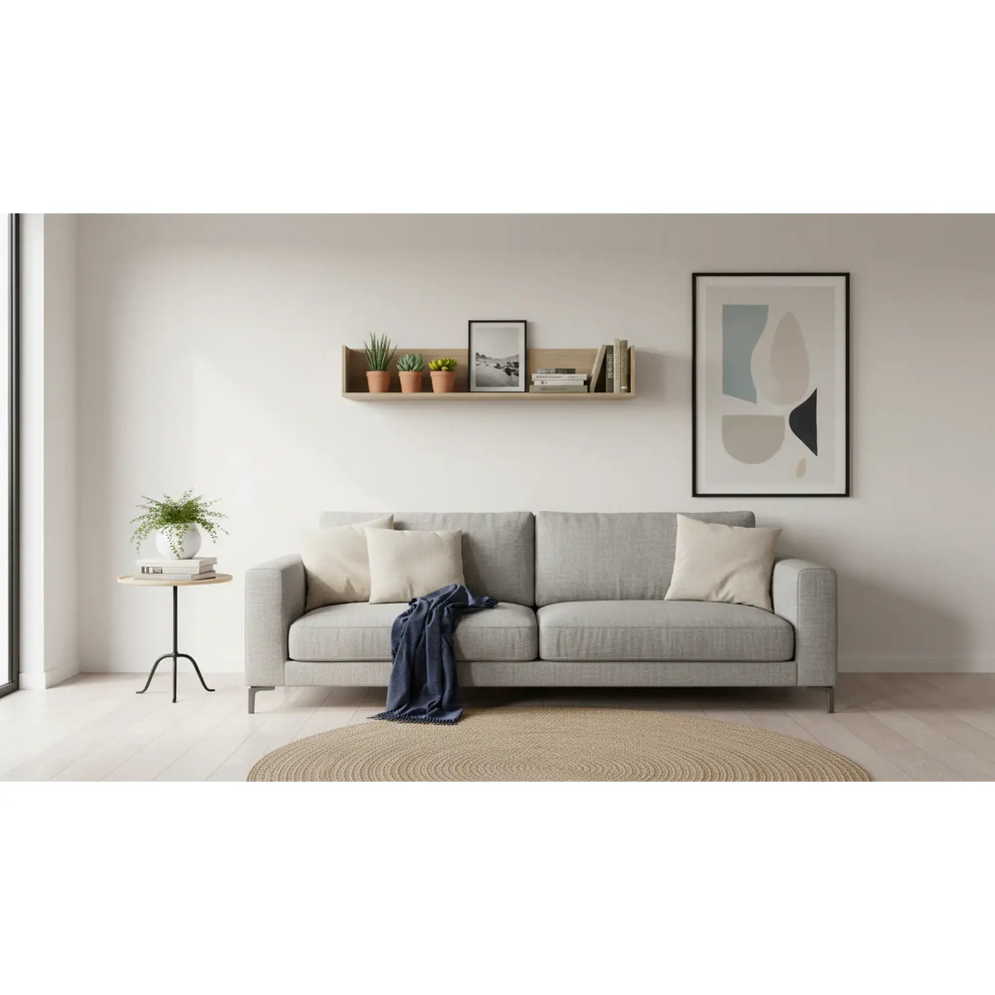 Polita TEMPO ASISTENT NEW 029-00, stejar sonoma, DTD laminat, 120x25x25 cm