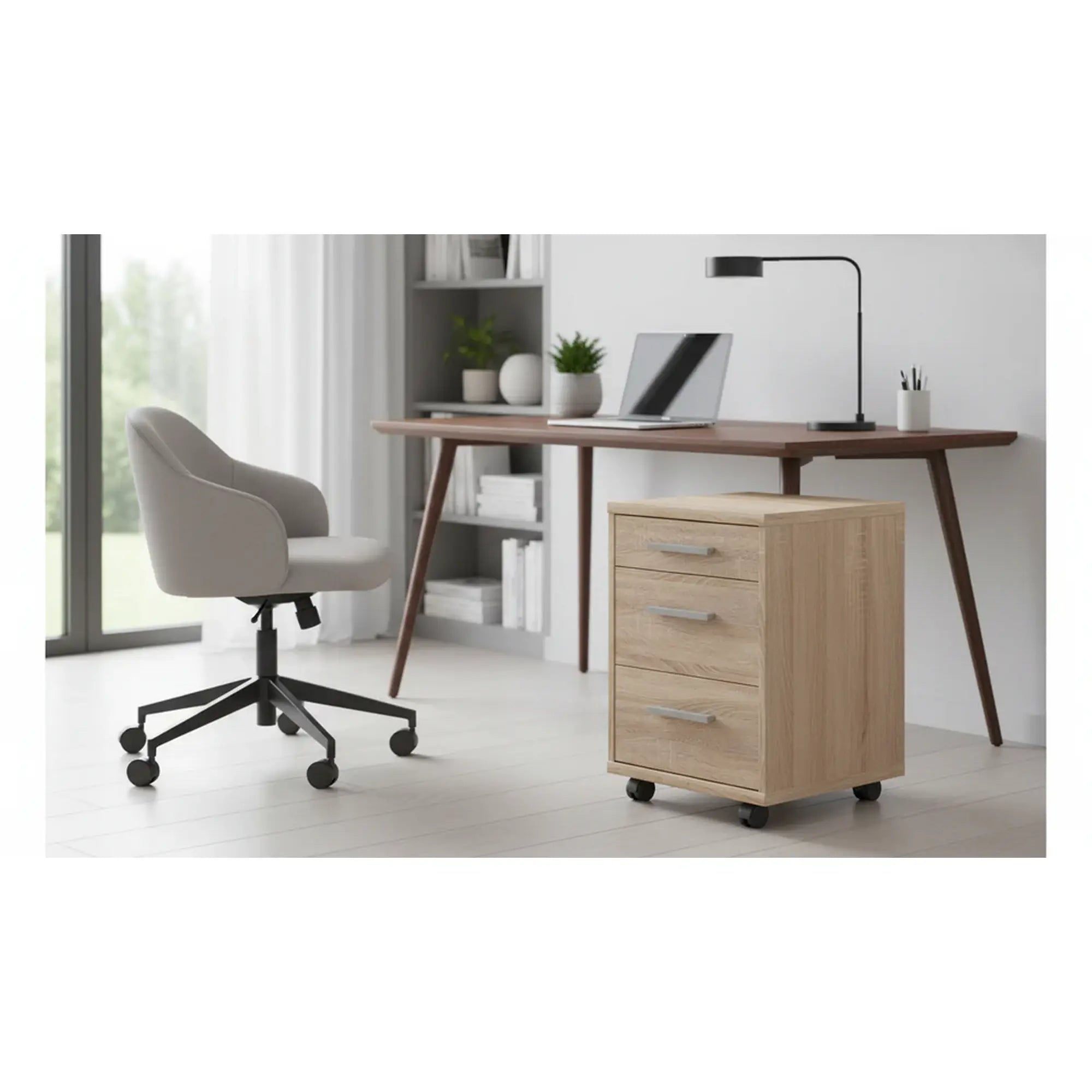 Comoda OFFICE, stejar sonoma, PAL laminat, 40x39x56 cm