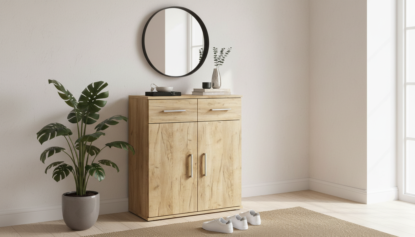 Comoda RESITA TYP 2, stejar artisan, DTD laminat, 71x35x80 cm