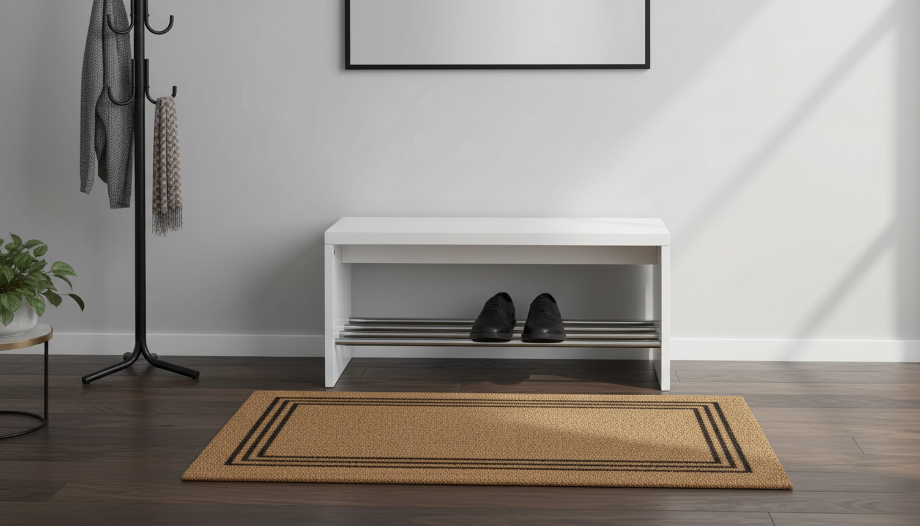 Pantofar MARTIN, alb, 81x30x40 cm
