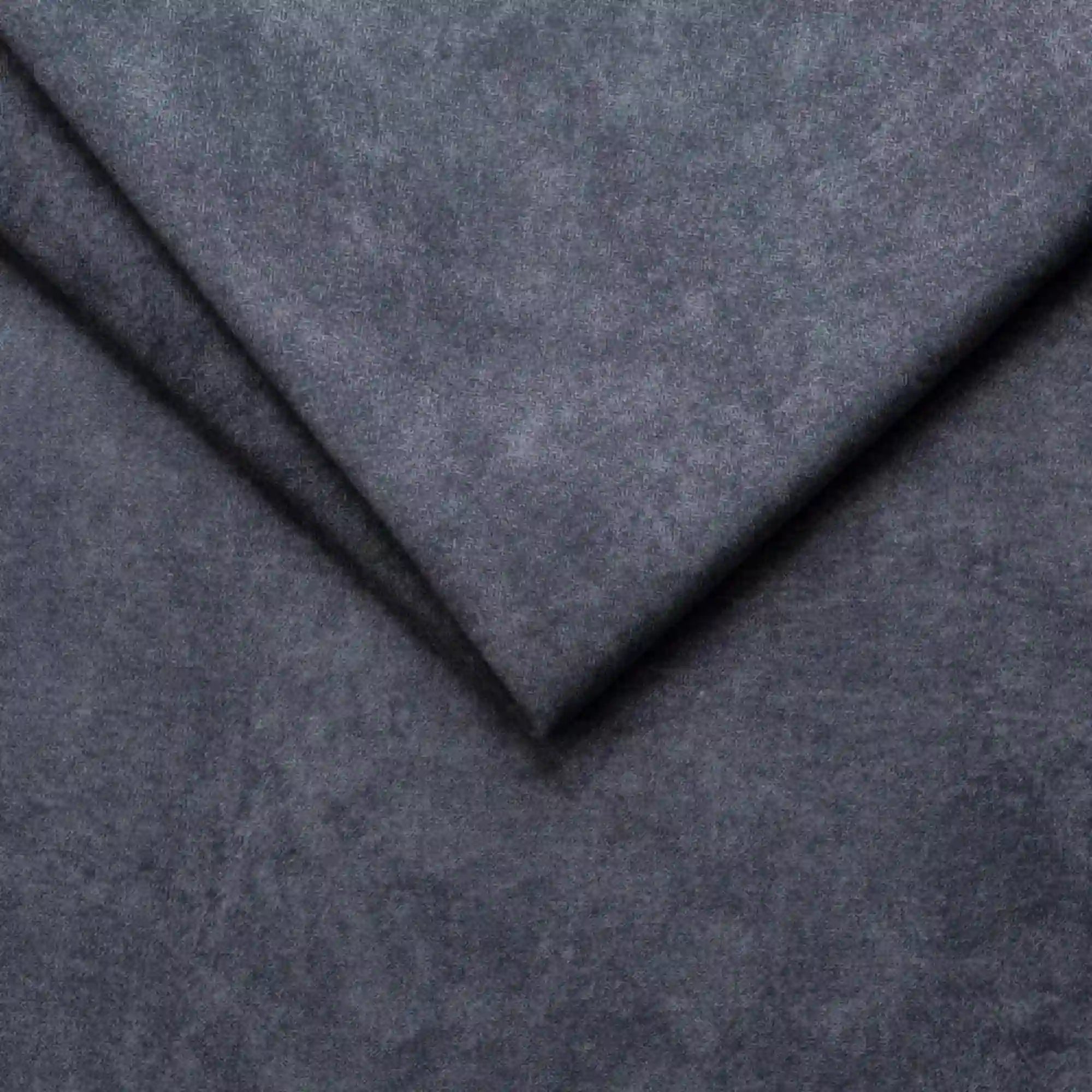 Coltar MURILLO L, sezlong stanga, stofa catifelata gri antracit - Whisper 18, Gama Premium, cu reglaj electric, tetiere reglabile si lada depozitare, 261x218x100 cm