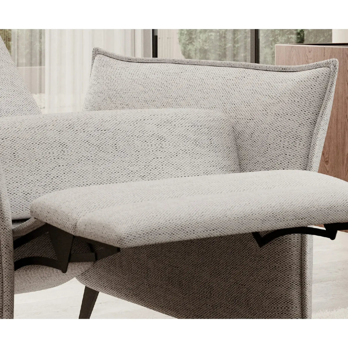 Fotoliu recliner XAVI, personalizabil materiale gama Premium, 79x88/158x105 cm