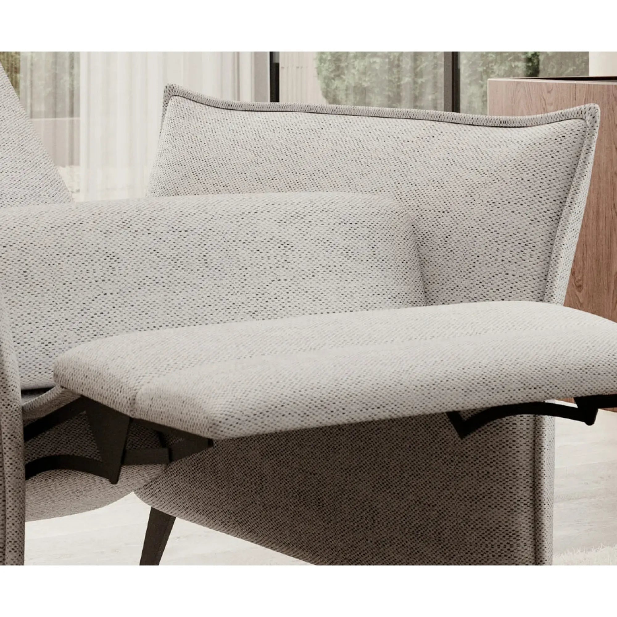 Fotoliu recliner XAVI, personalizabil materiale gama Premium, 79x88/158x105 cm