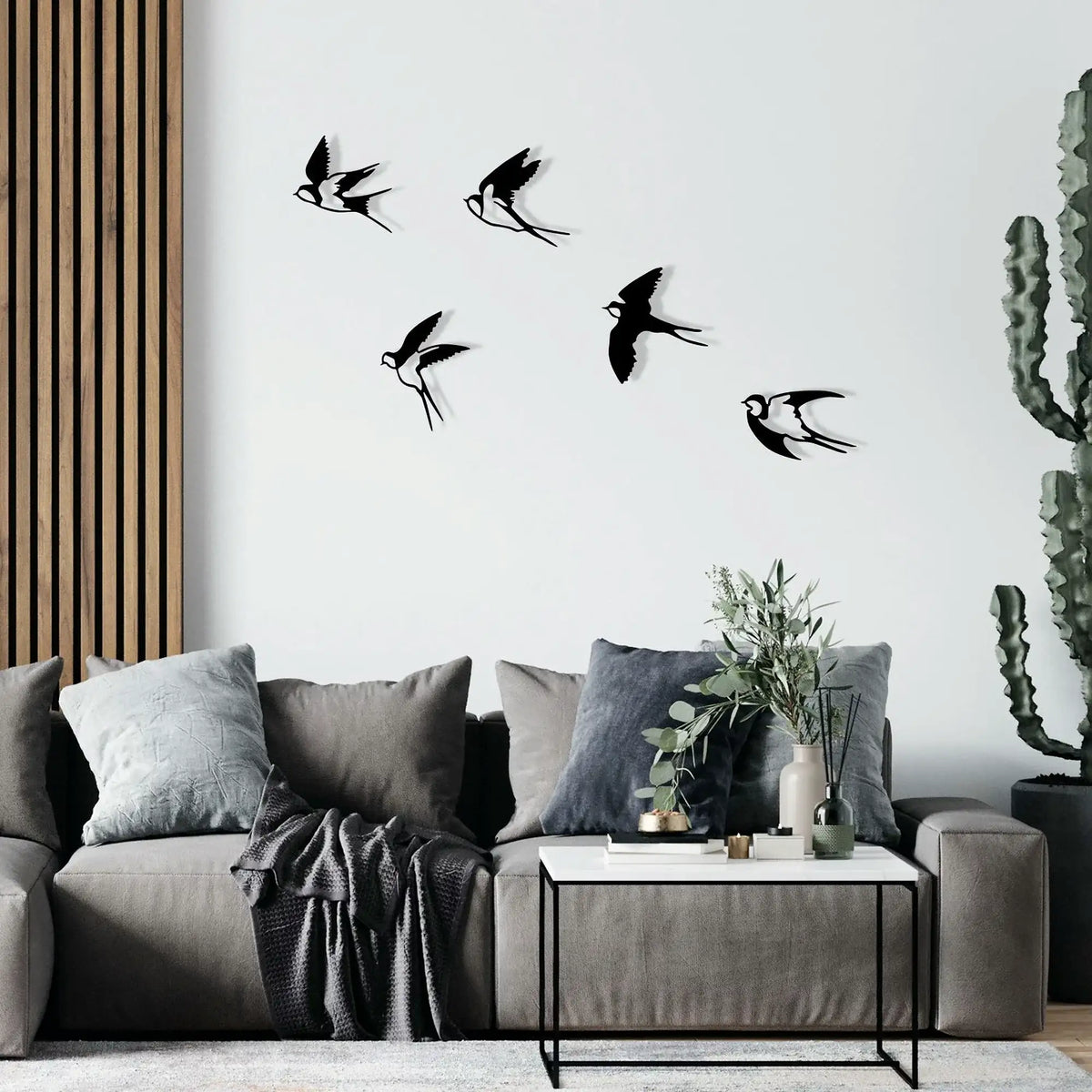 Accesoriu decorativ EBABIL, negru, metal