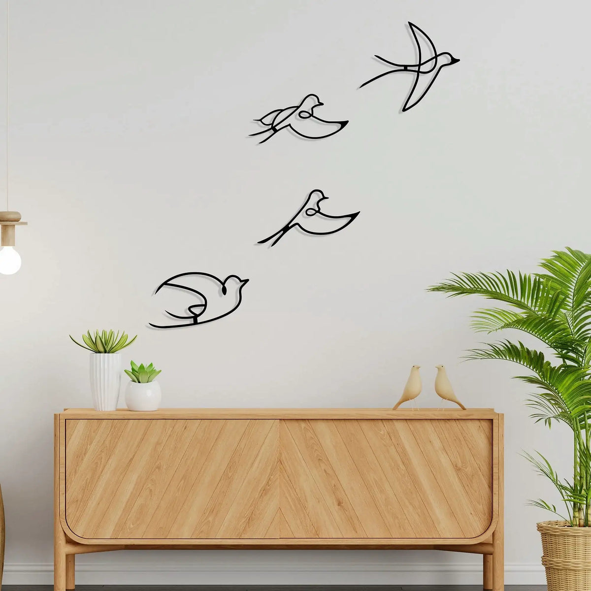 Accesoriu decorativ HOPE, negru, metal