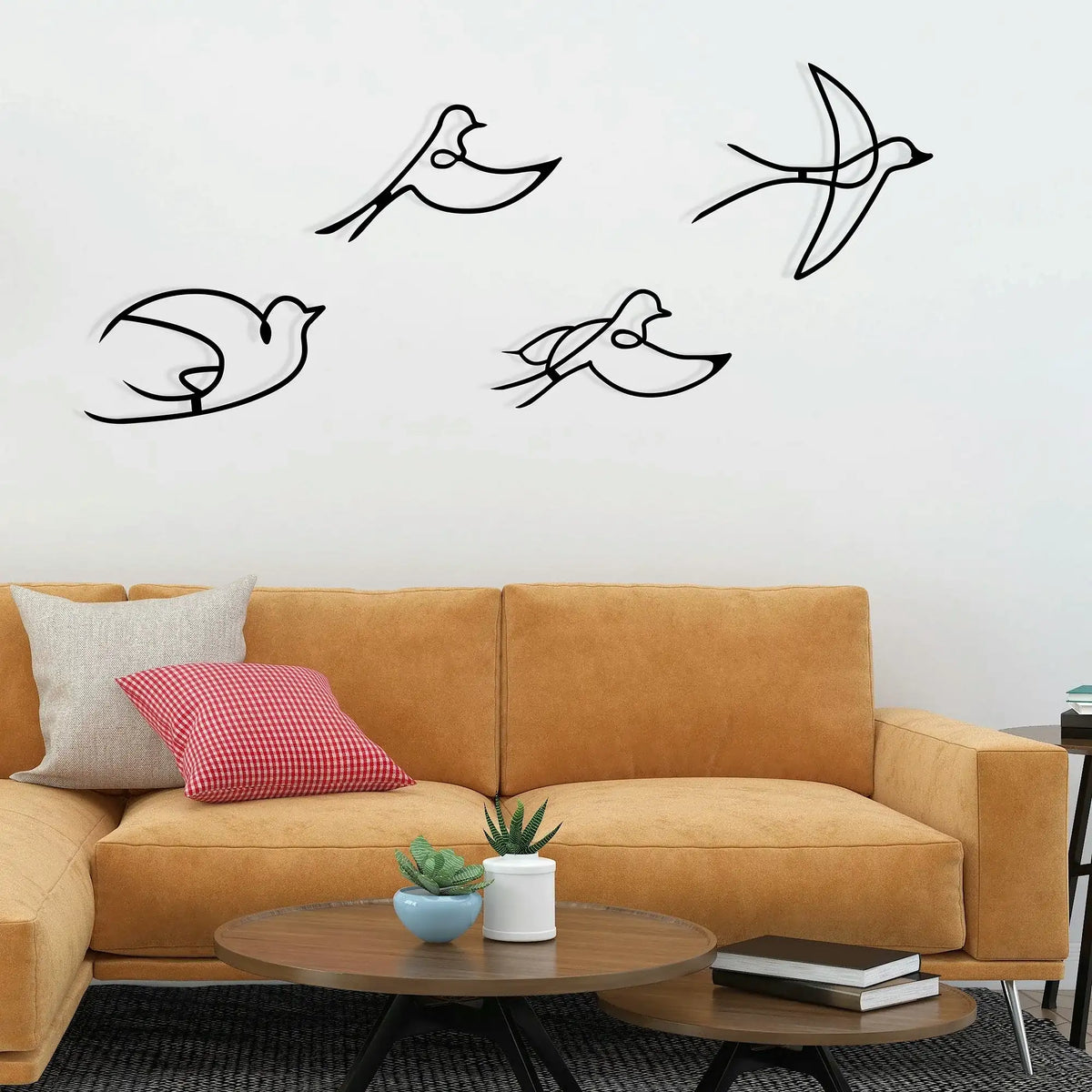 Accesoriu decorativ HOPE, negru, metal