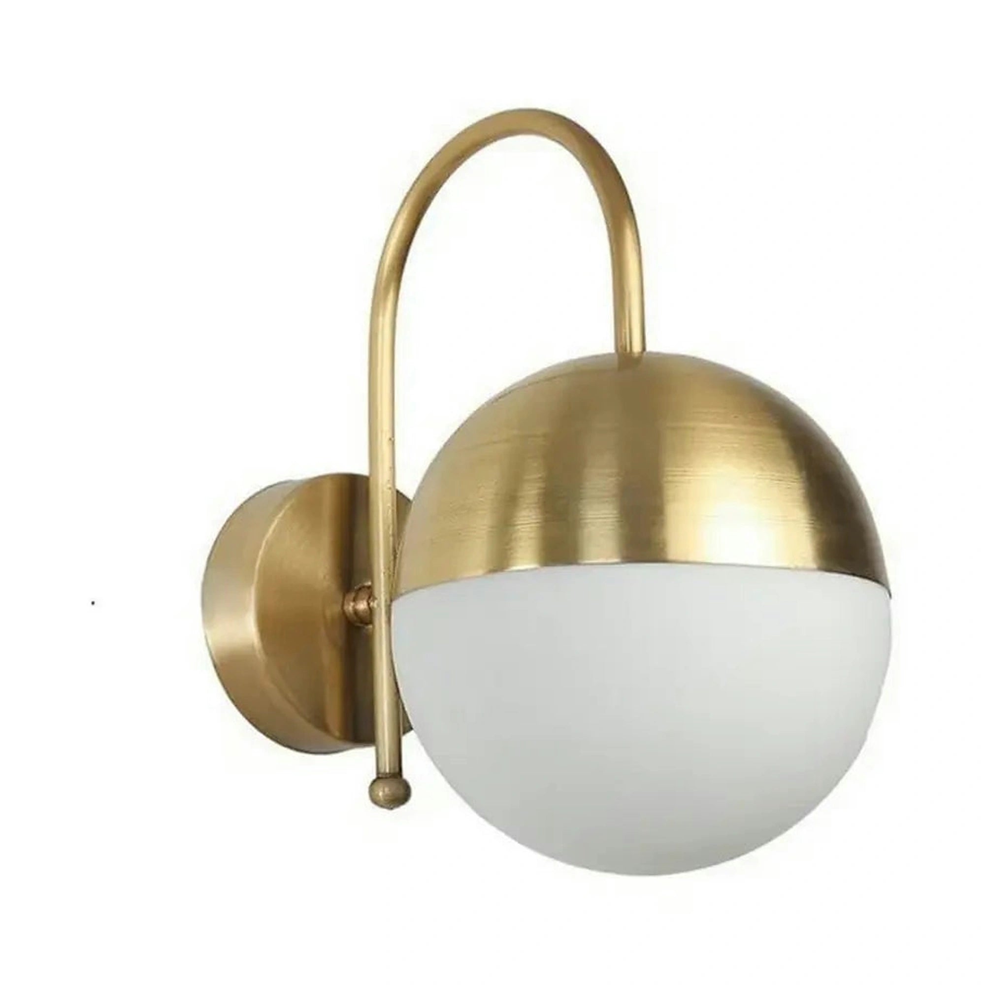 Aplica 846STL4120, auriu/alb, metal, 15x26x24 cm