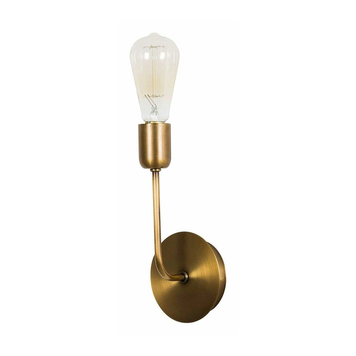 Aplica DARTINI MR - 1007, auriu, metal/sticla, 6x12x27 cm