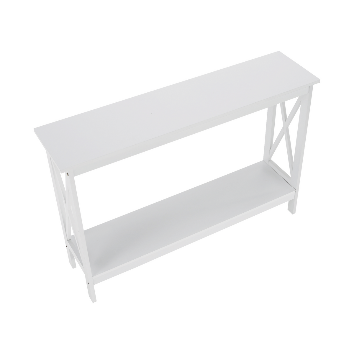 Consola APOLOS, alb, 120x30x80 cm