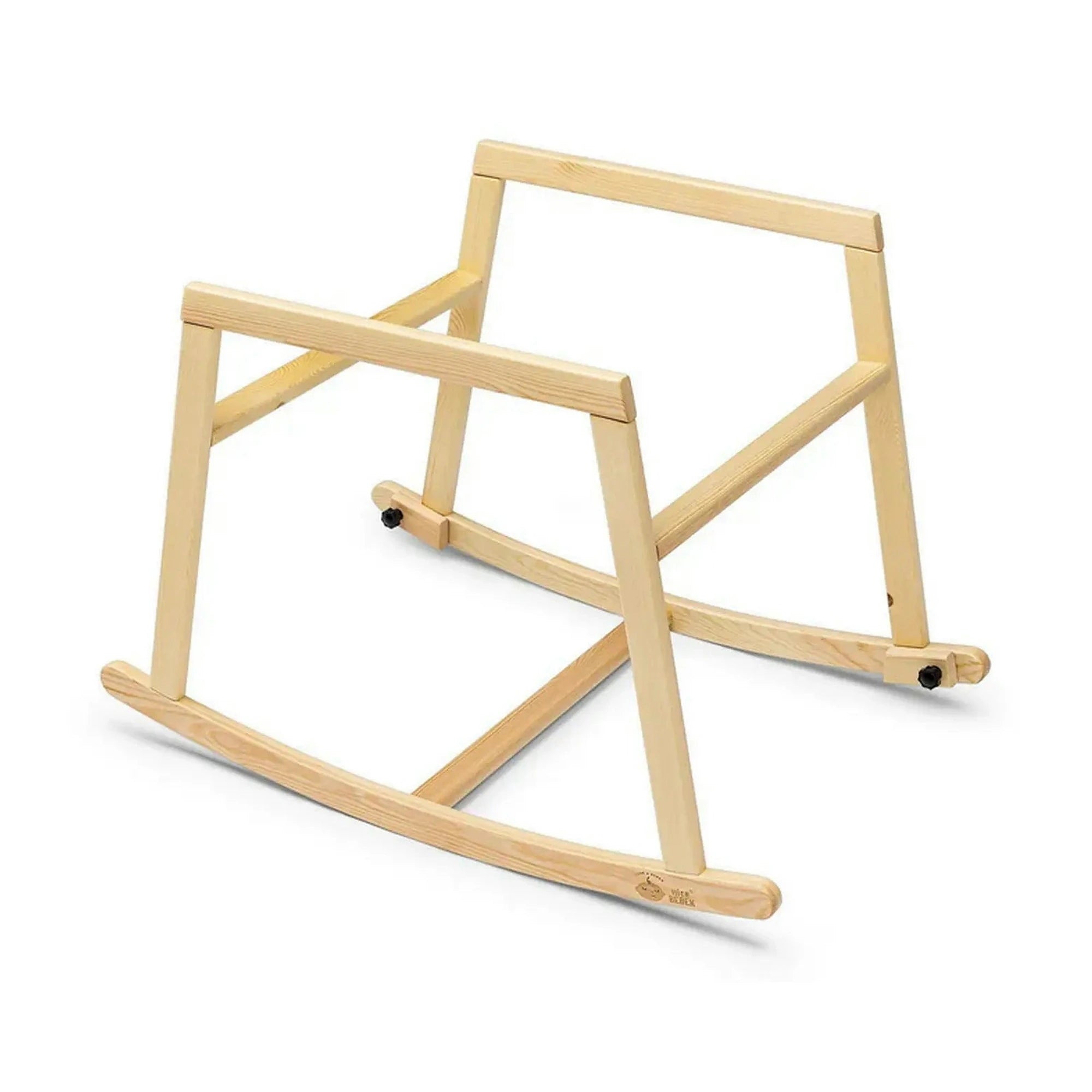 Balansoar bebelusi HIER, alb/stejar, lemn de pin/poliester, 90x58x70 cm
