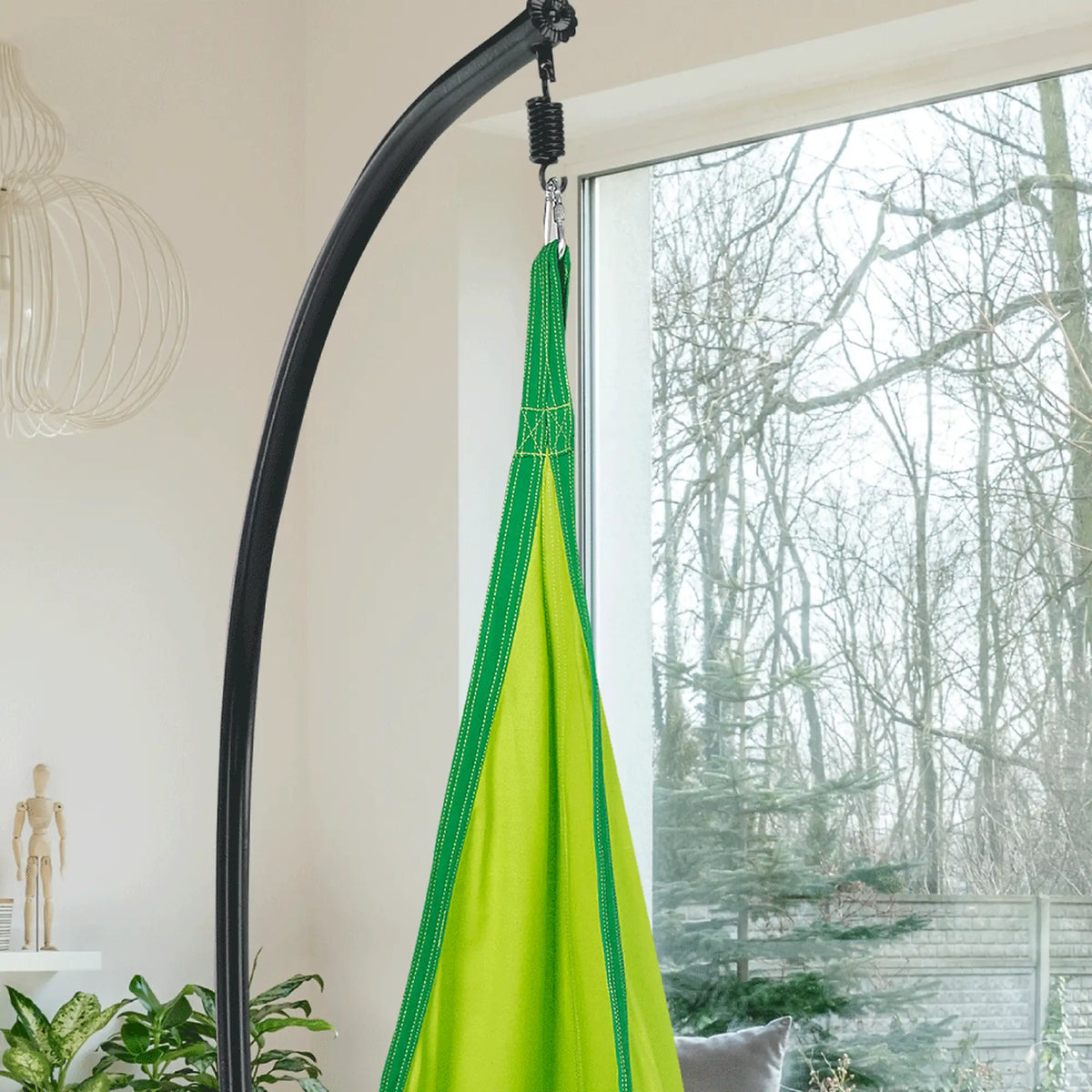 Balansoar gradina SIESTA TYP 1, verde, bumbac, 60x70x150 cm