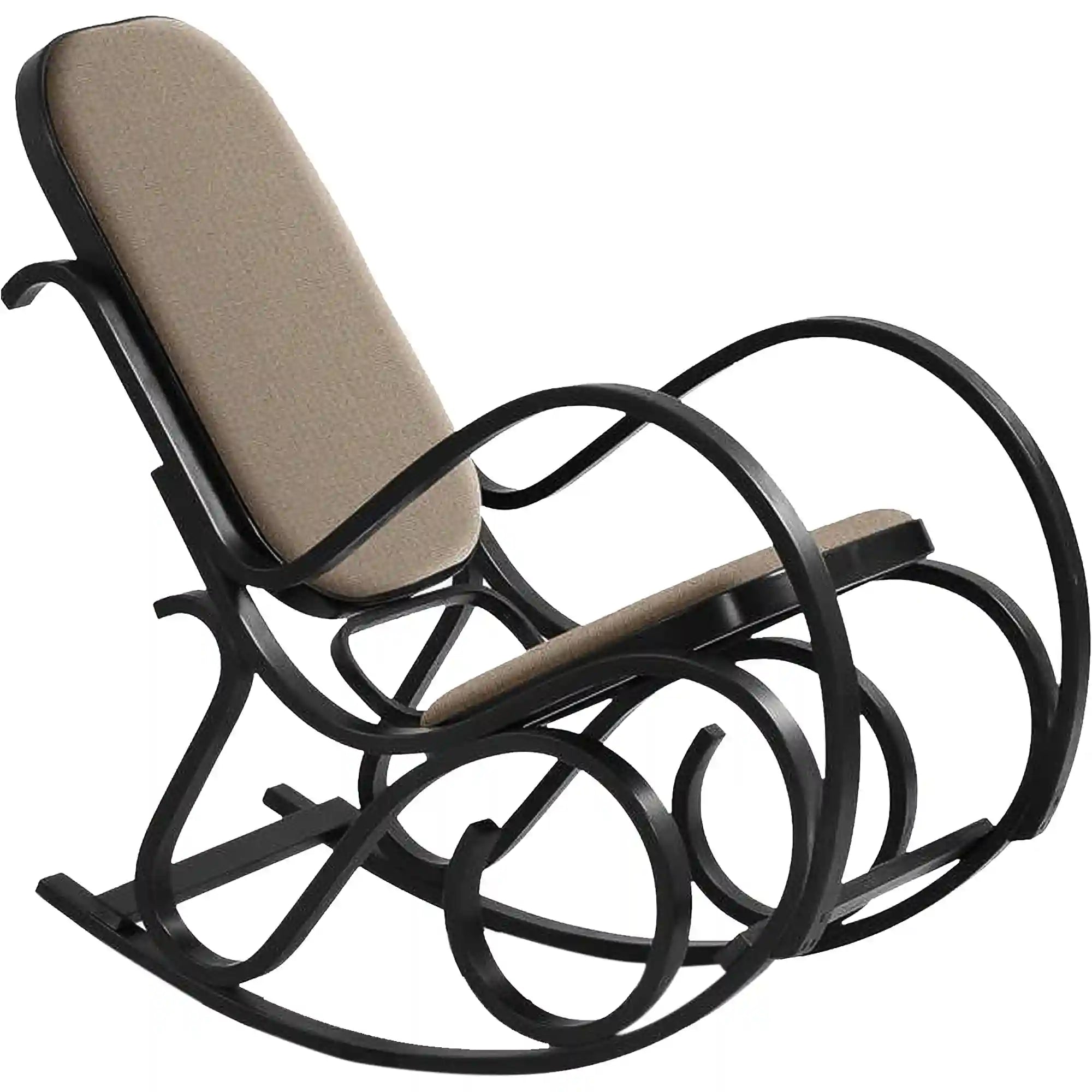 Balansoar MAX BIS PLUS, maro/wenge, stofa/lemn indoit, 52x90x95 cm