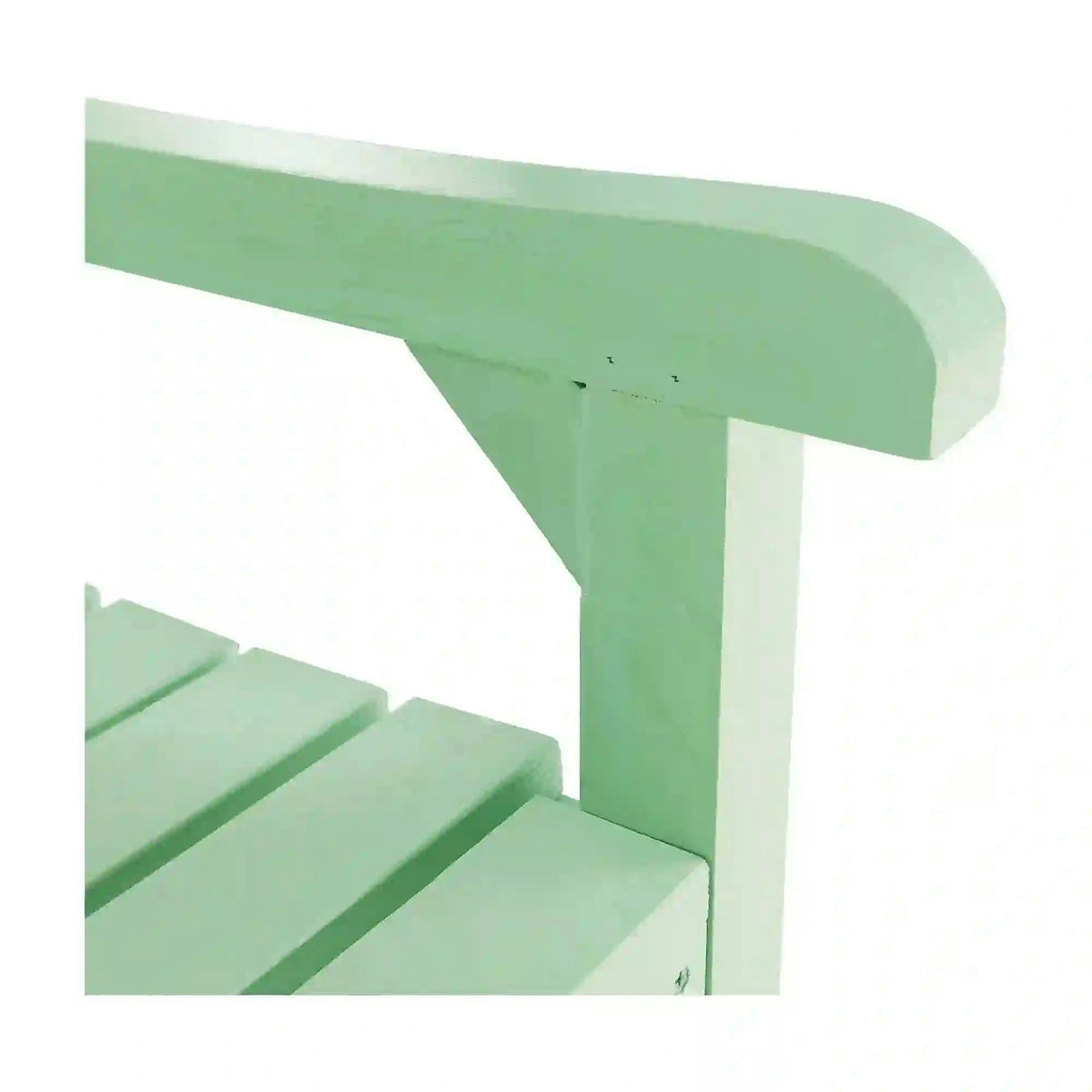 Bancă gradina FABLA, verde mentă, lemn, 124x58x88 cm
