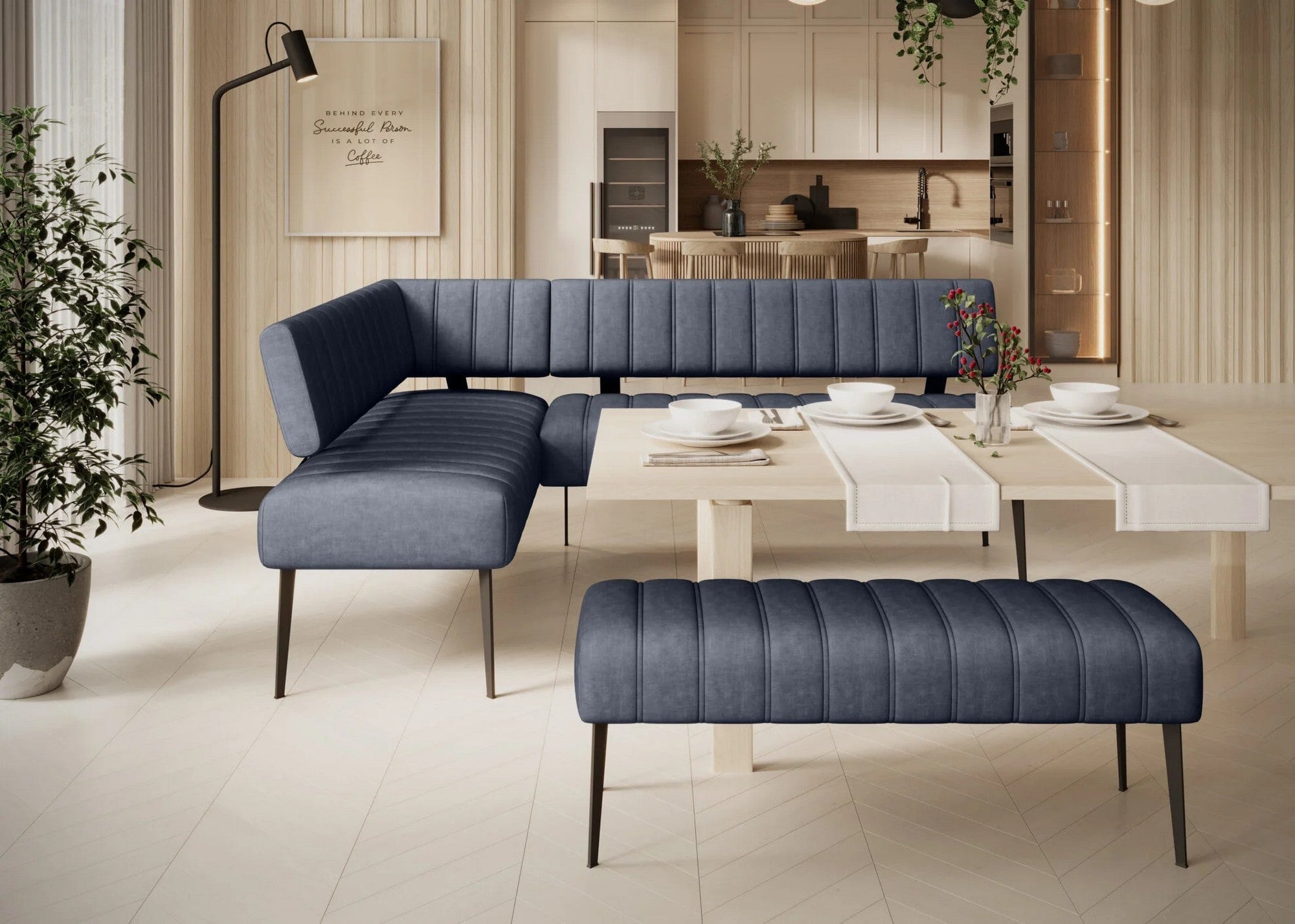 Bancheta ALTO, personalizabil materiale gama Oferta Avantaj, 133x47x54 cm