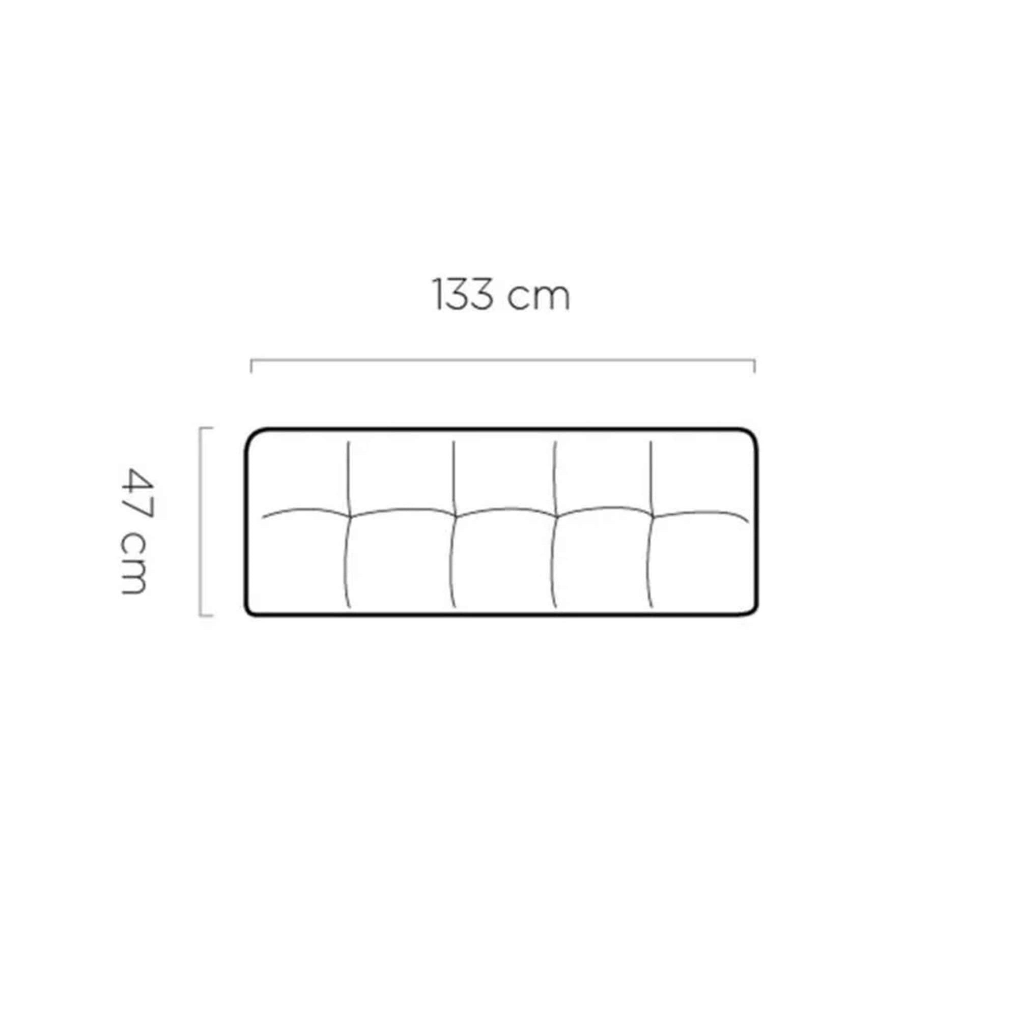 Bancheta BANCO, personalizabil materiale gama Oferta Avantaj, 133x47x54 cm