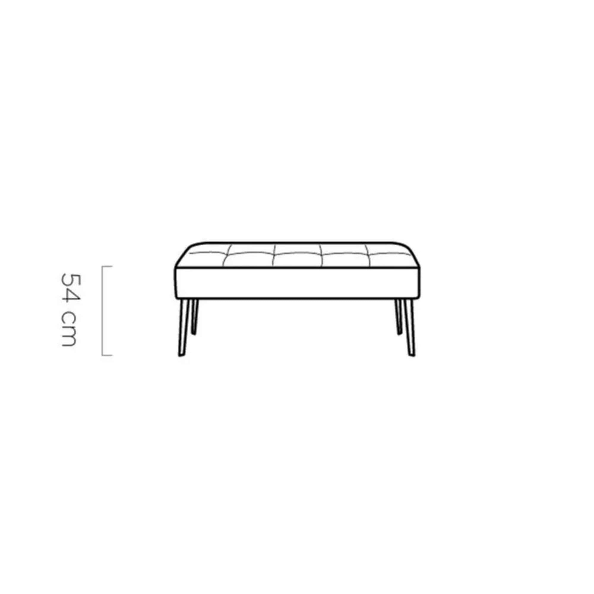 Bancheta BANCO, personalizabil materiale Gama Premium, 133x47x54 cm